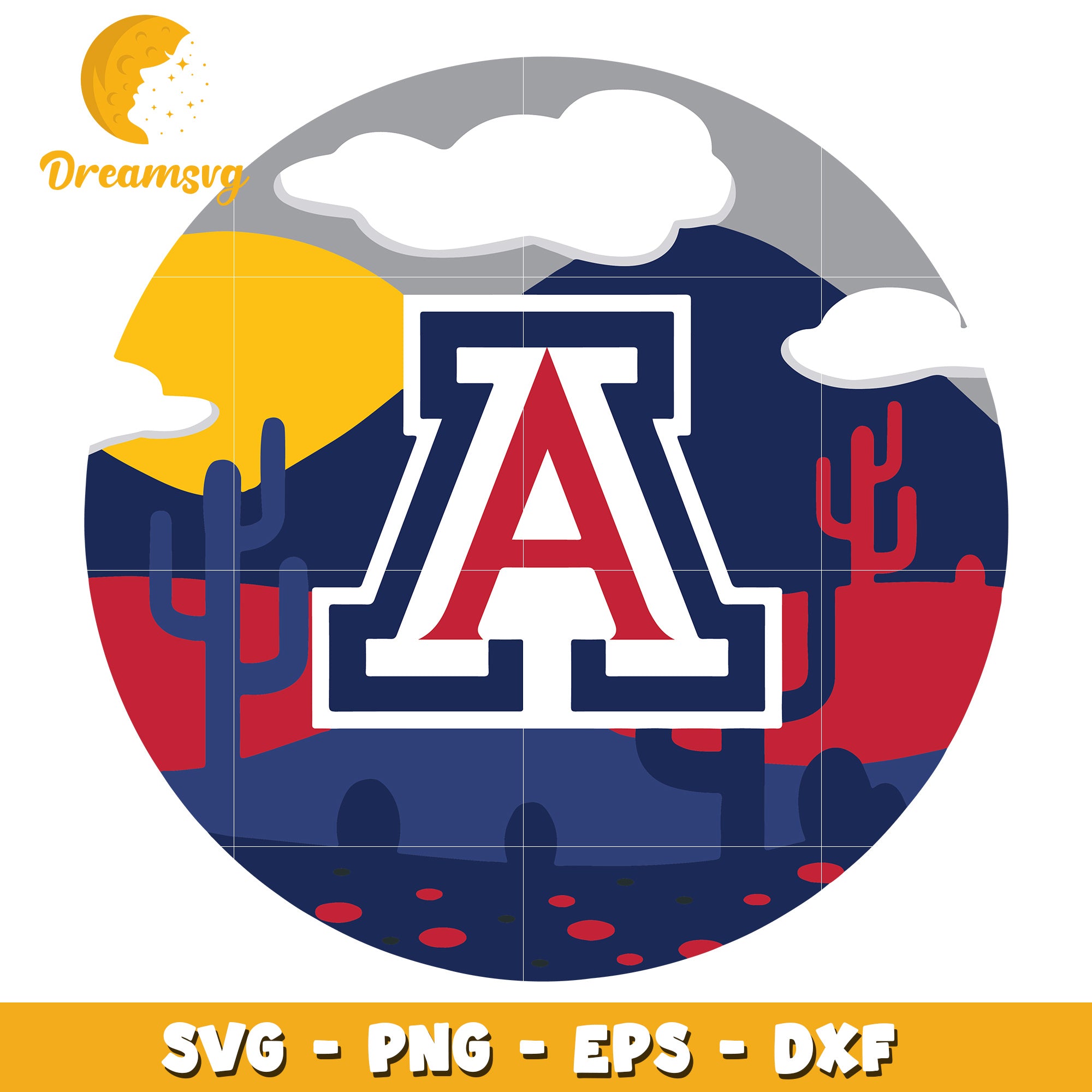 University of Arizona Logo SVG Design for Craft Projects