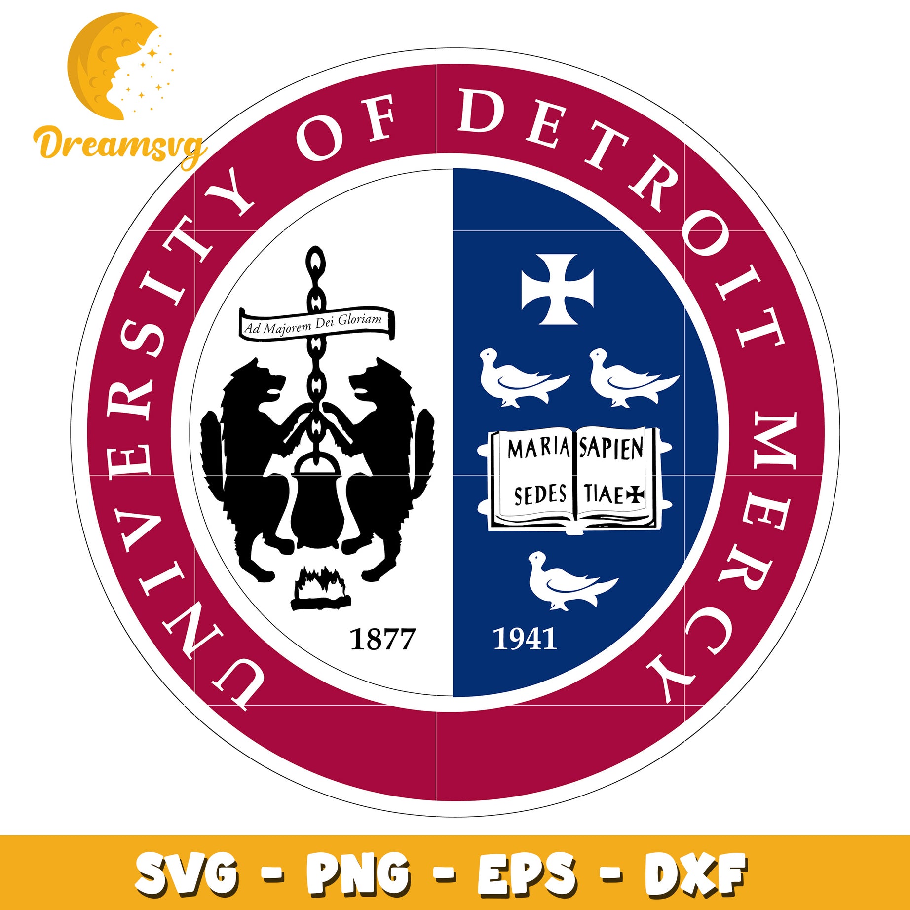 University of Detroit Mercy Logo SVG