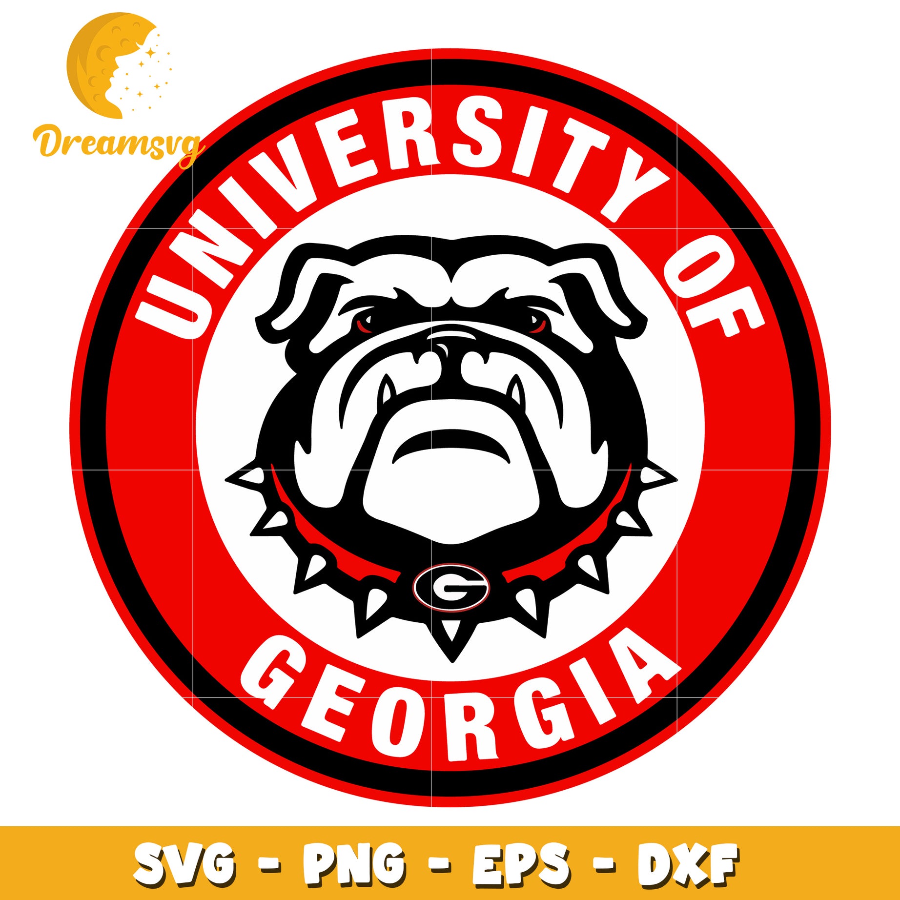 University of Georgia Bulldog SVG PNG EPS DXF