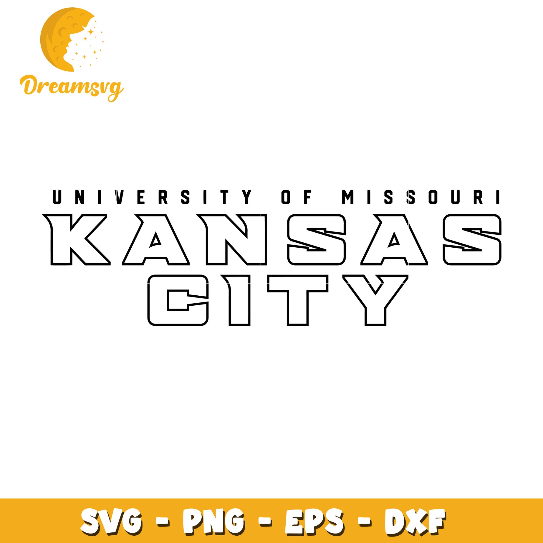 University of Missouri Kansas City Design SVG File Download