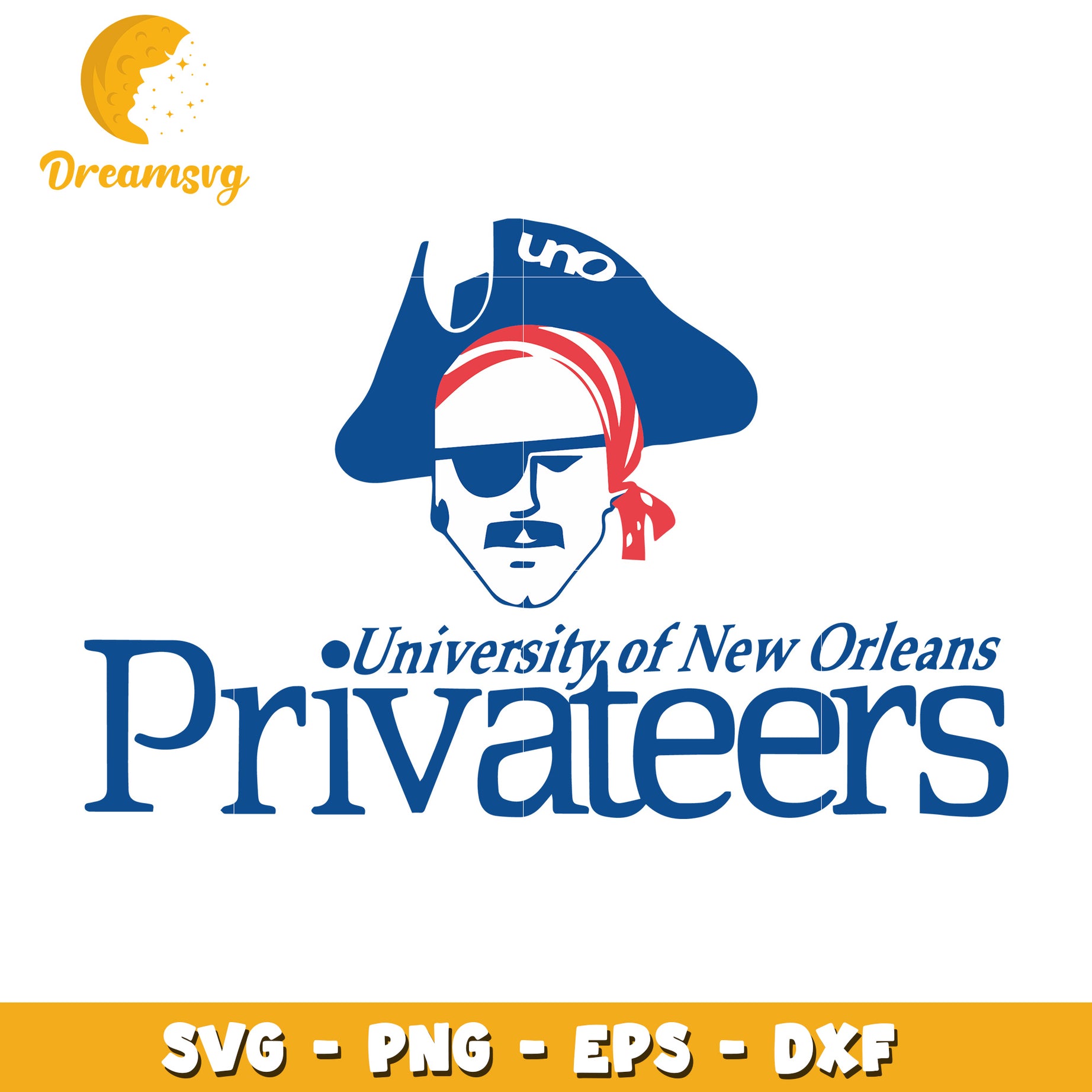 University of New Orleans Privateers SVG