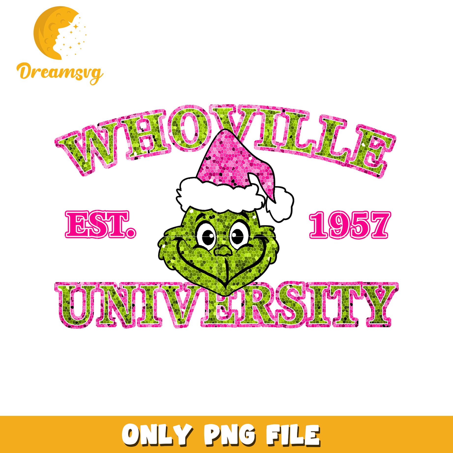 University whoville png, grinch png, christmas grinch png