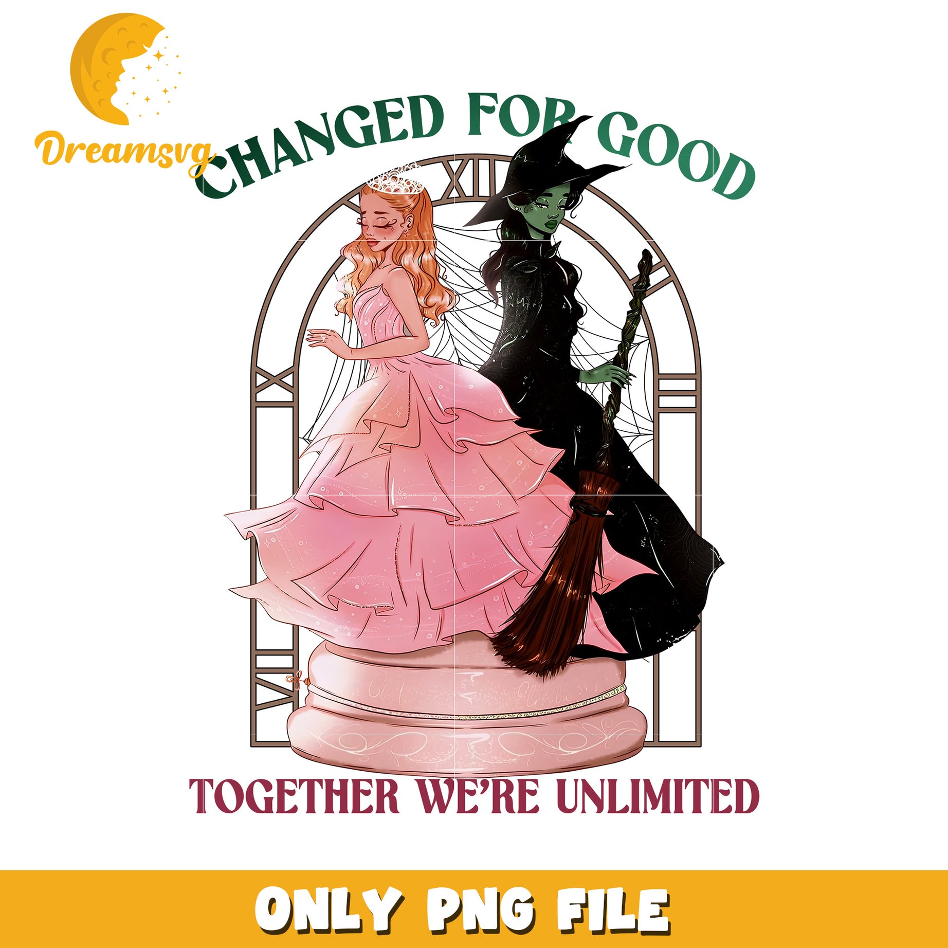 Unlimited Wicked Movie png, glinda aesthetic png, wicked glam png