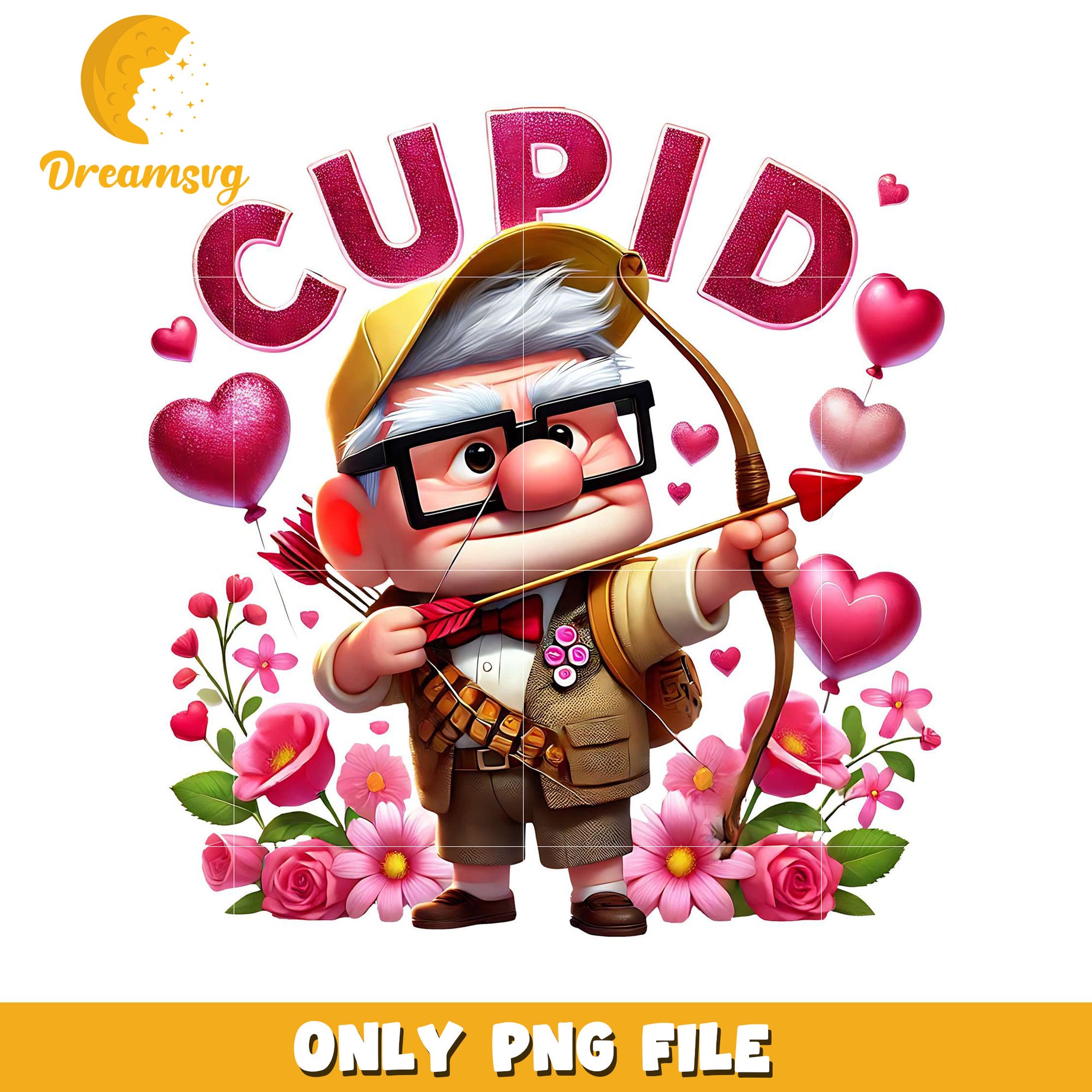 Up PNG Valentines Day Carl Cupid