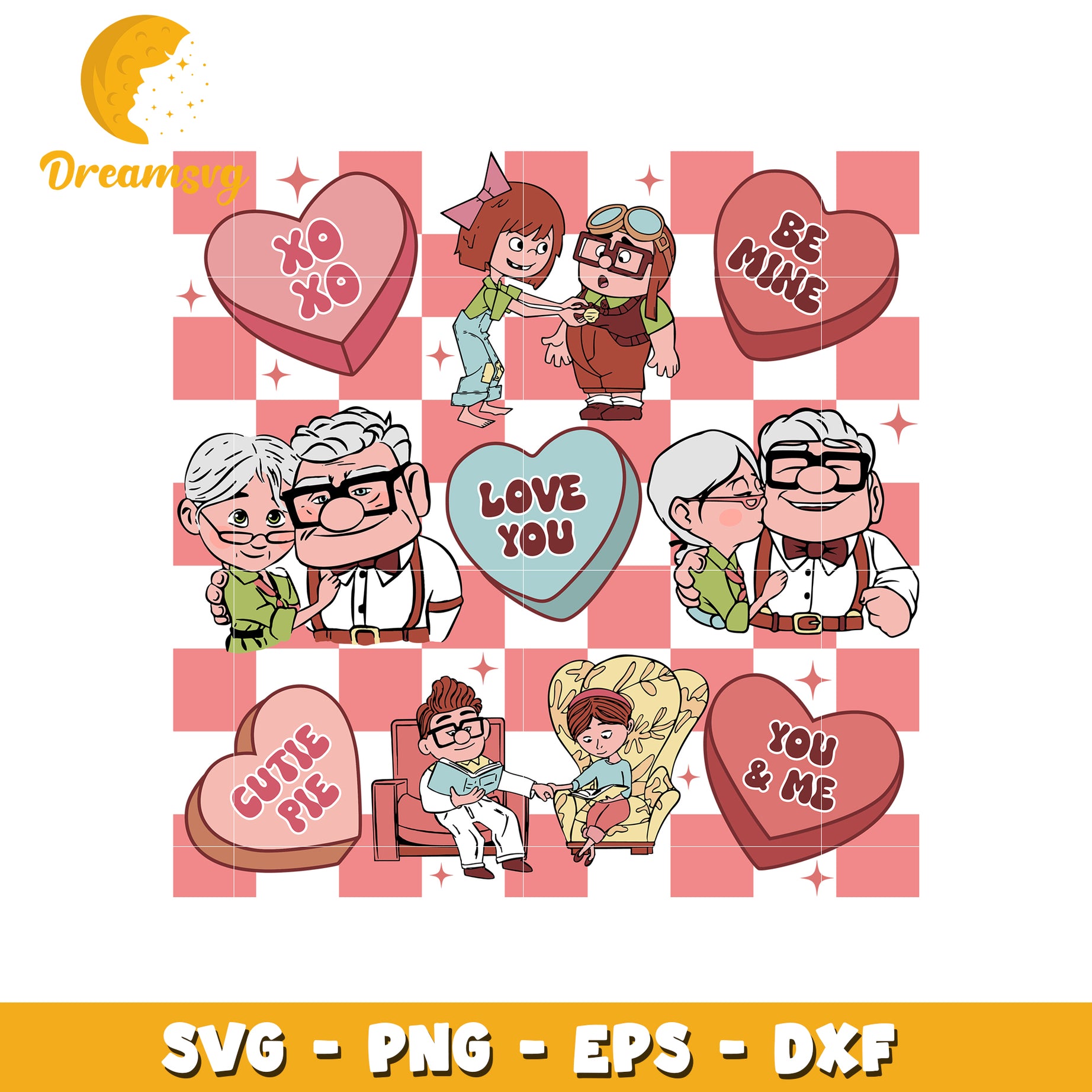 Up SVG Bundle Valentines Day