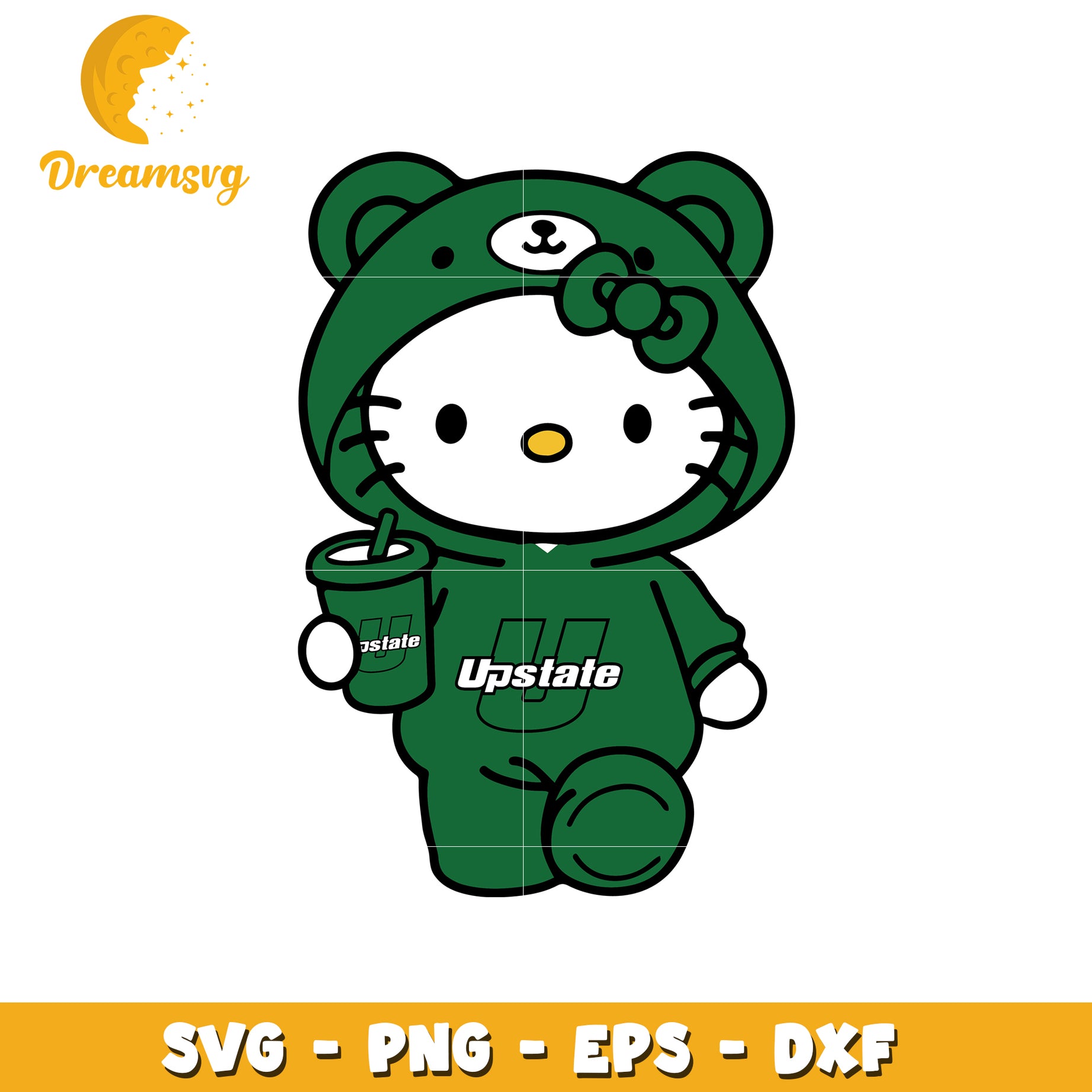 Upstate Hello Kitty SVG Design