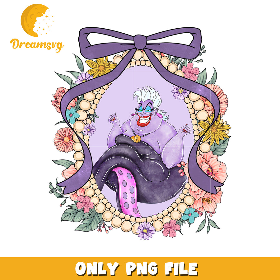 Ursula design png, disney cartoon png, disney cartoon toys png