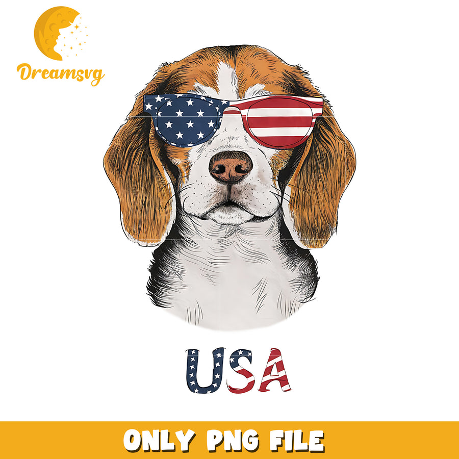 Usa cool dog png, american flag dog png, usa pride png