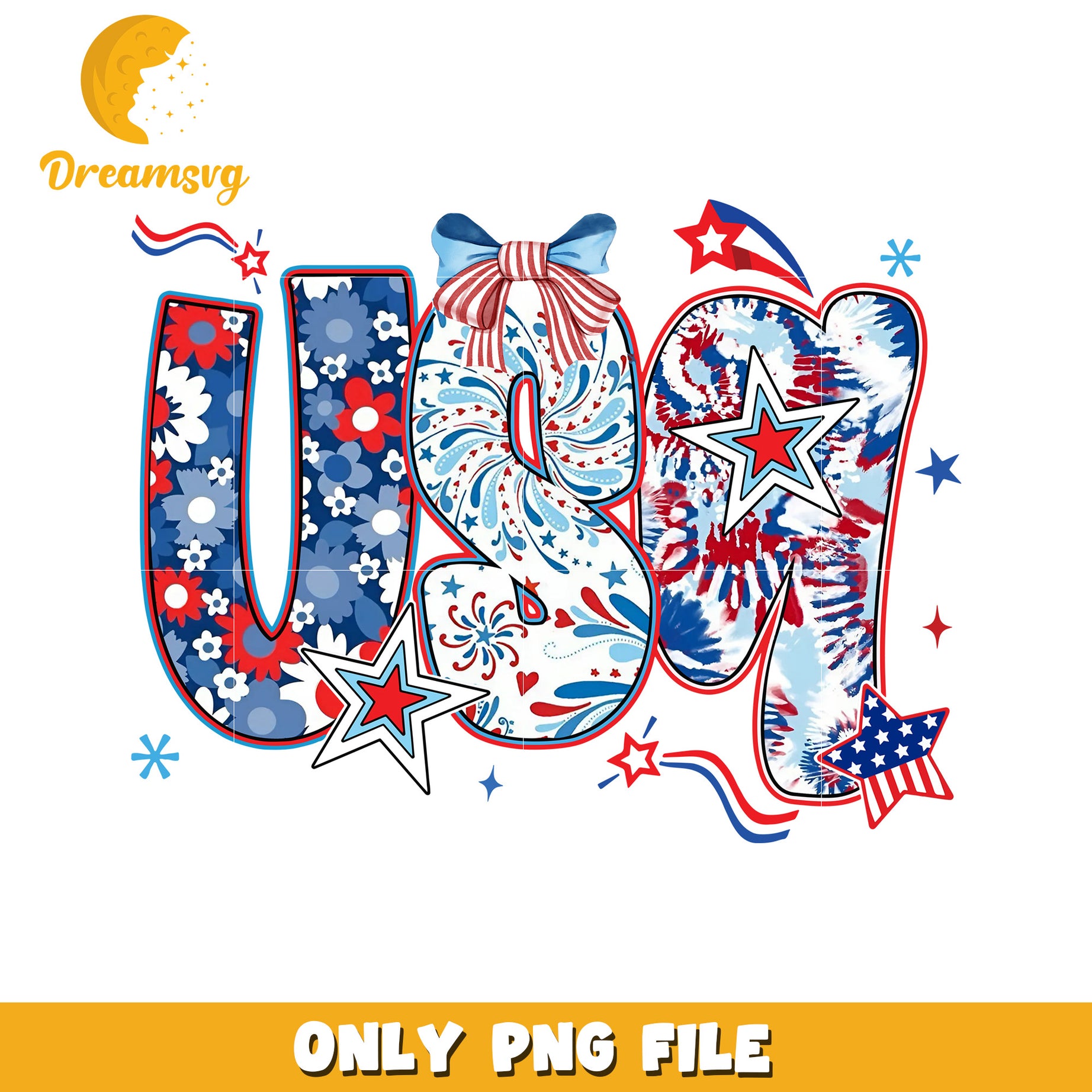 Usa design png, american flag design png, patriotic design png