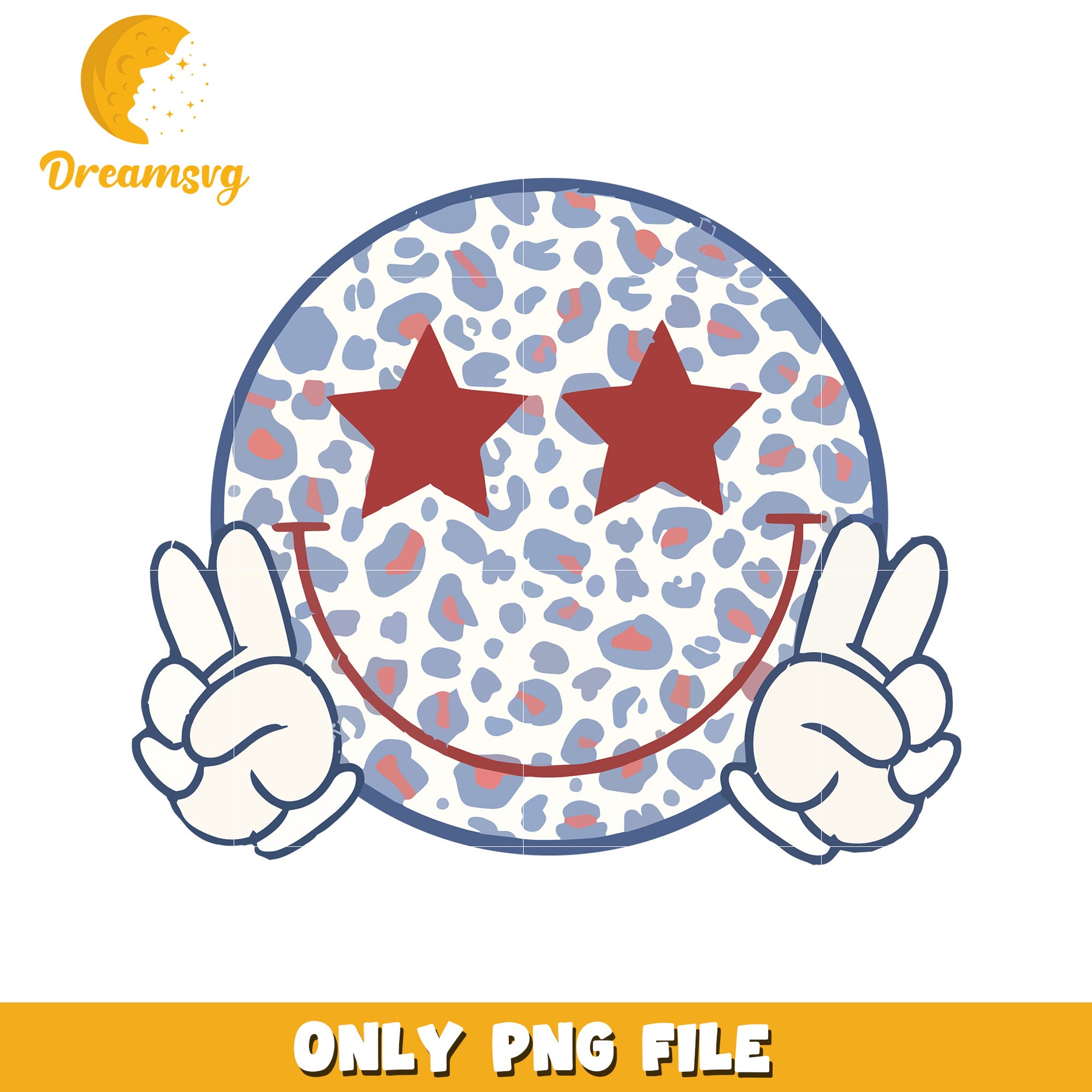 Usa smile icon 4th of july png, happy face png, red white and blue png