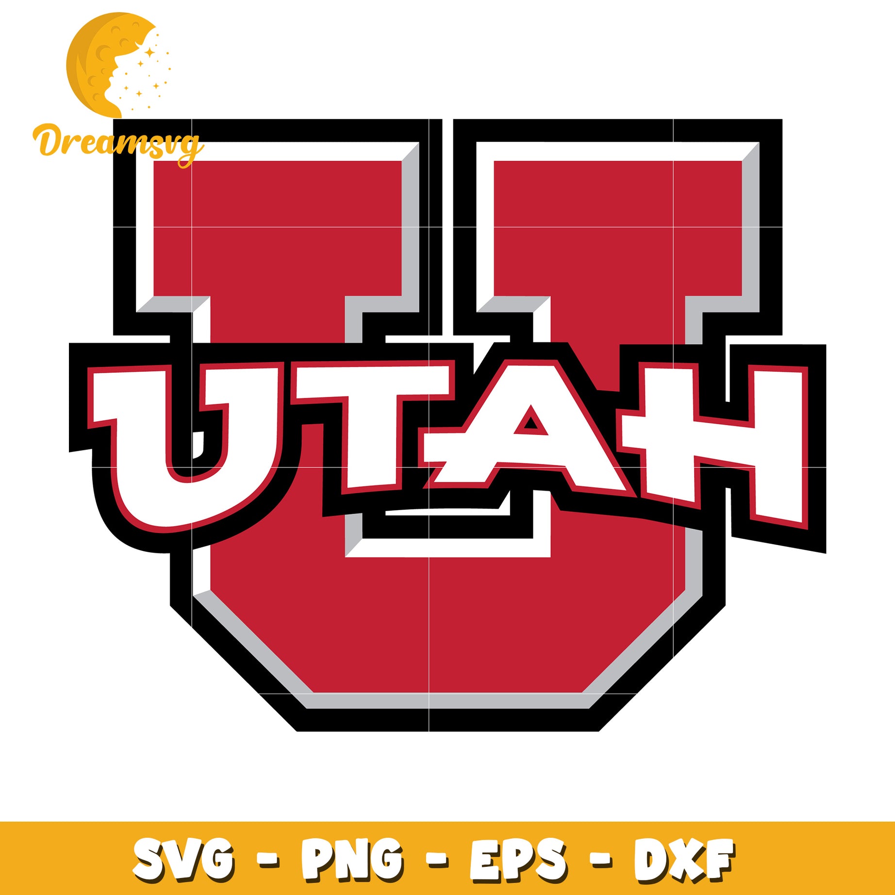 Utah Utes SVG PNG EPS DXF Cut File