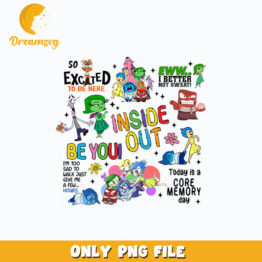 Inside Out quotes design png