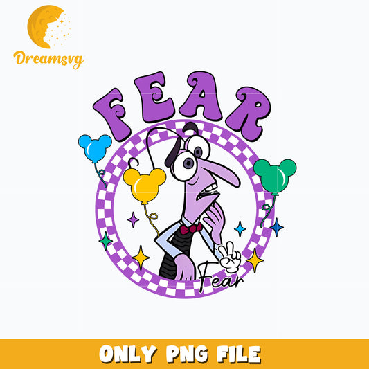 Inside Out fear design png