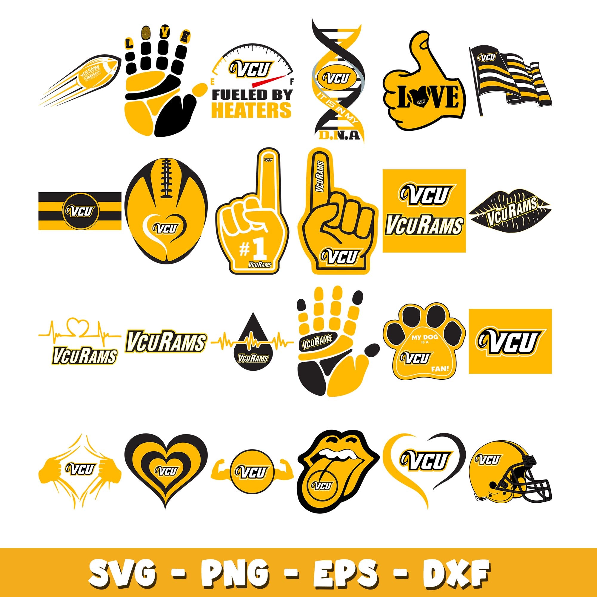 vcu rams Football Bundle svg, vcu rams logo svg, ncaa svg – DreamSVG Store