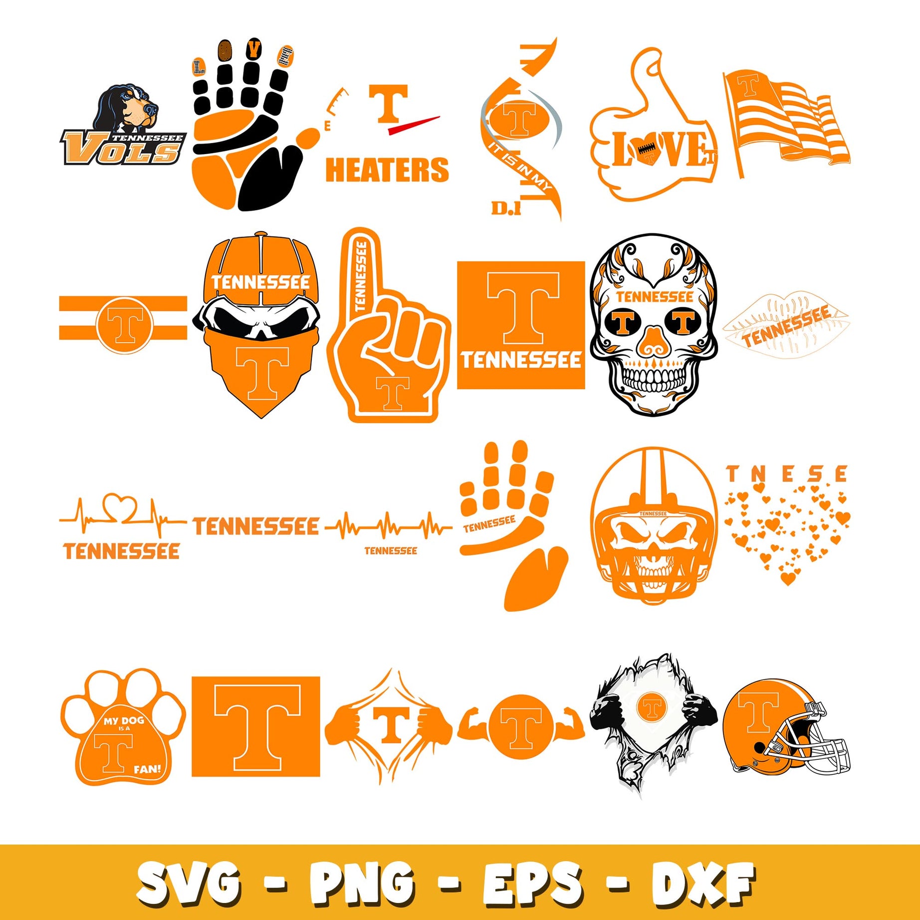 Tennessee Vols Football  logo Bundle svg, Tennessee Vols logo svg, ncaa svg 