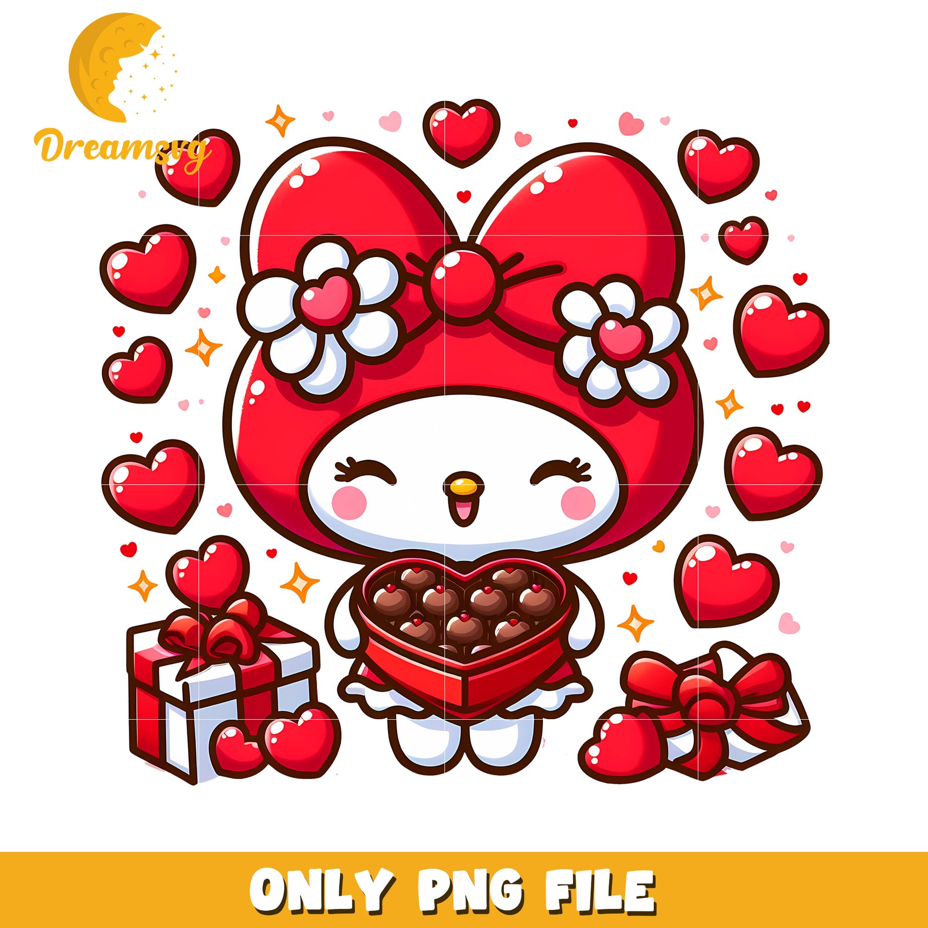 Valentine My Melody PNG Clipart