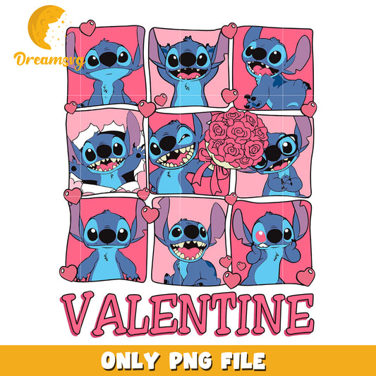 Valentine Stitch character png, disney characters png, stitch png