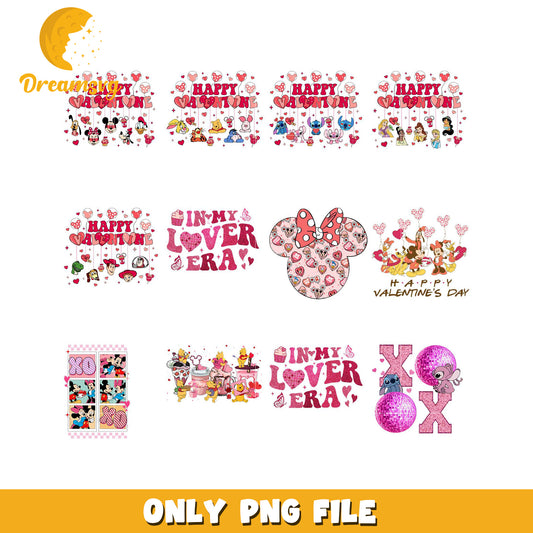 Valentine's Day Bundle PNG Cute Love and Friendship Designs
