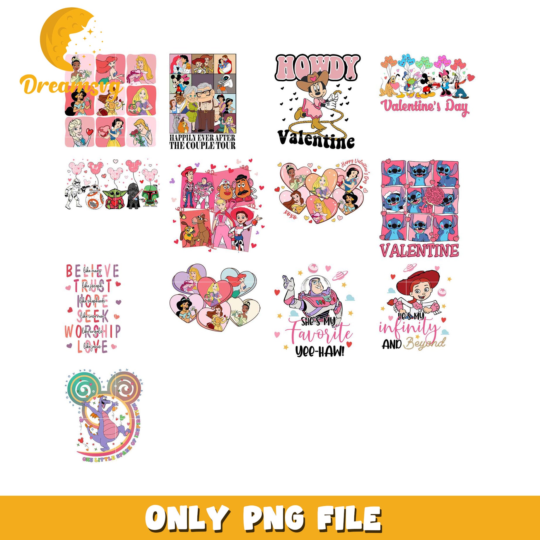 Valentine's Day PNG Bundle Fun Designs for Celebrations