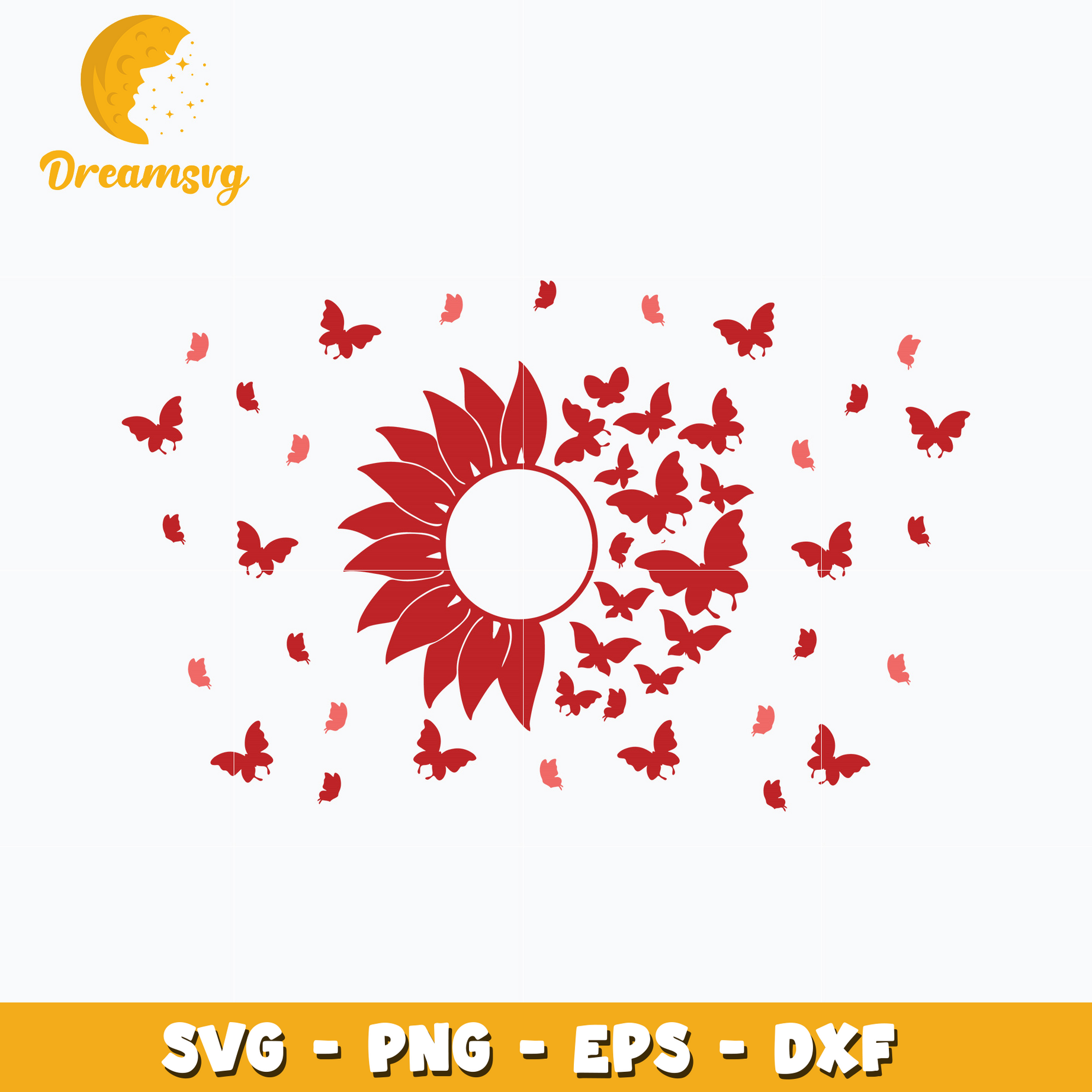 Sun flower valentine's Svg