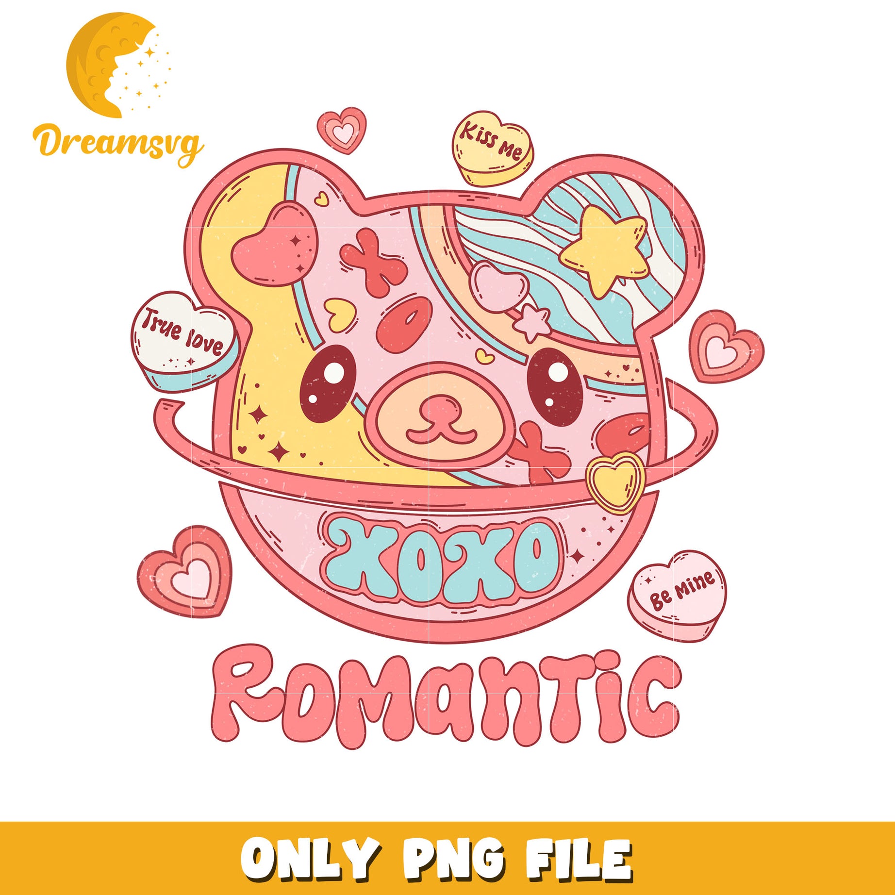 Valentine bear xoxo romantic png, romantic png, valentine png
