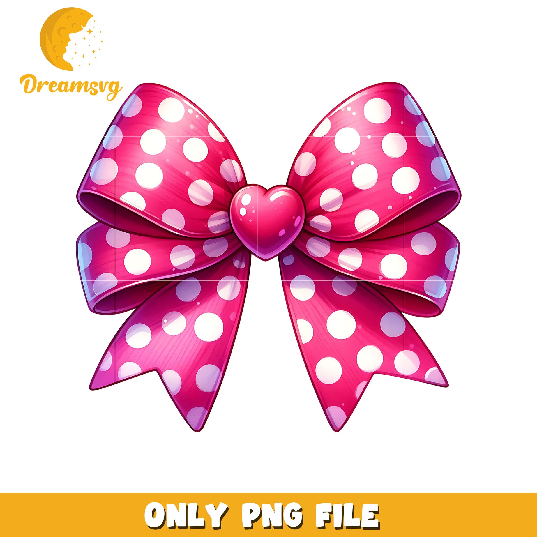 Valentine bow polka dot pattern png, valentine bow png, valentine png