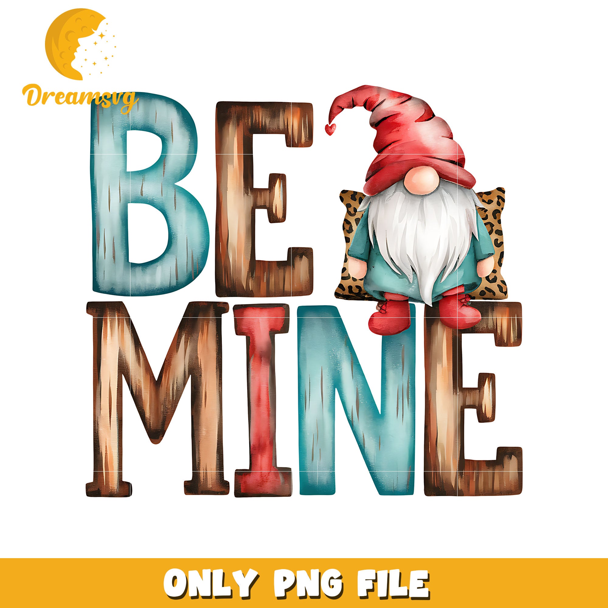 Valentine gnome be mine png, Valentine gnome png, be mine png
