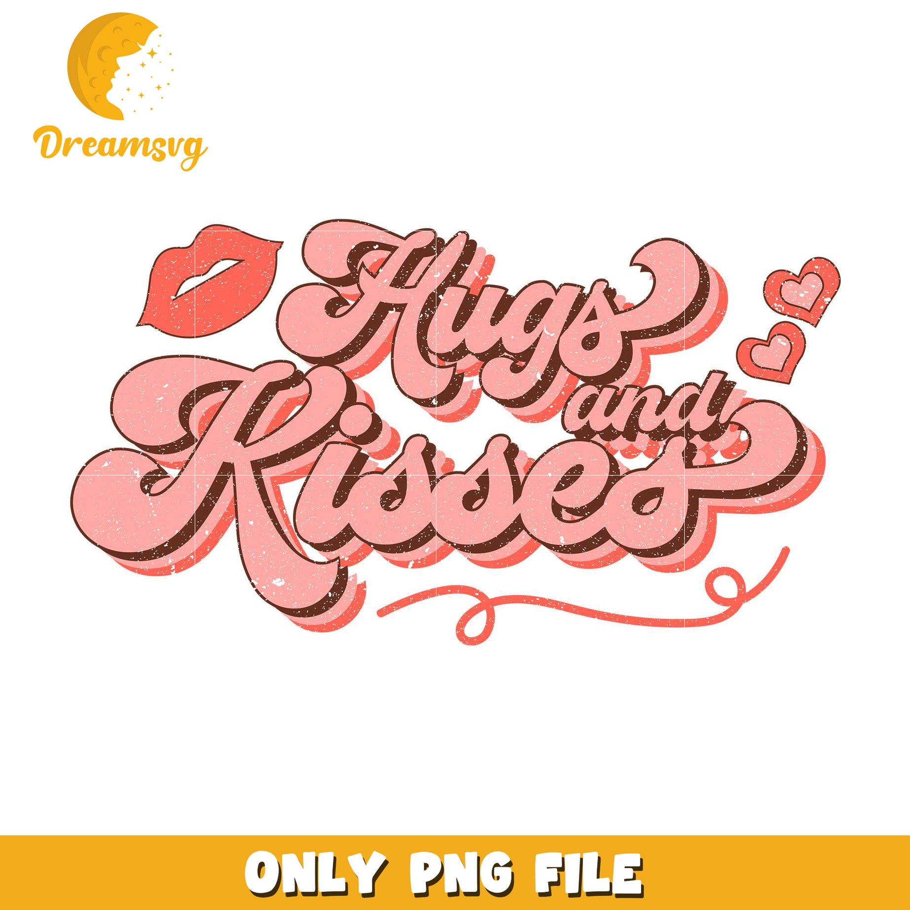 Valentine hugs and kisses png, happy valentine day png