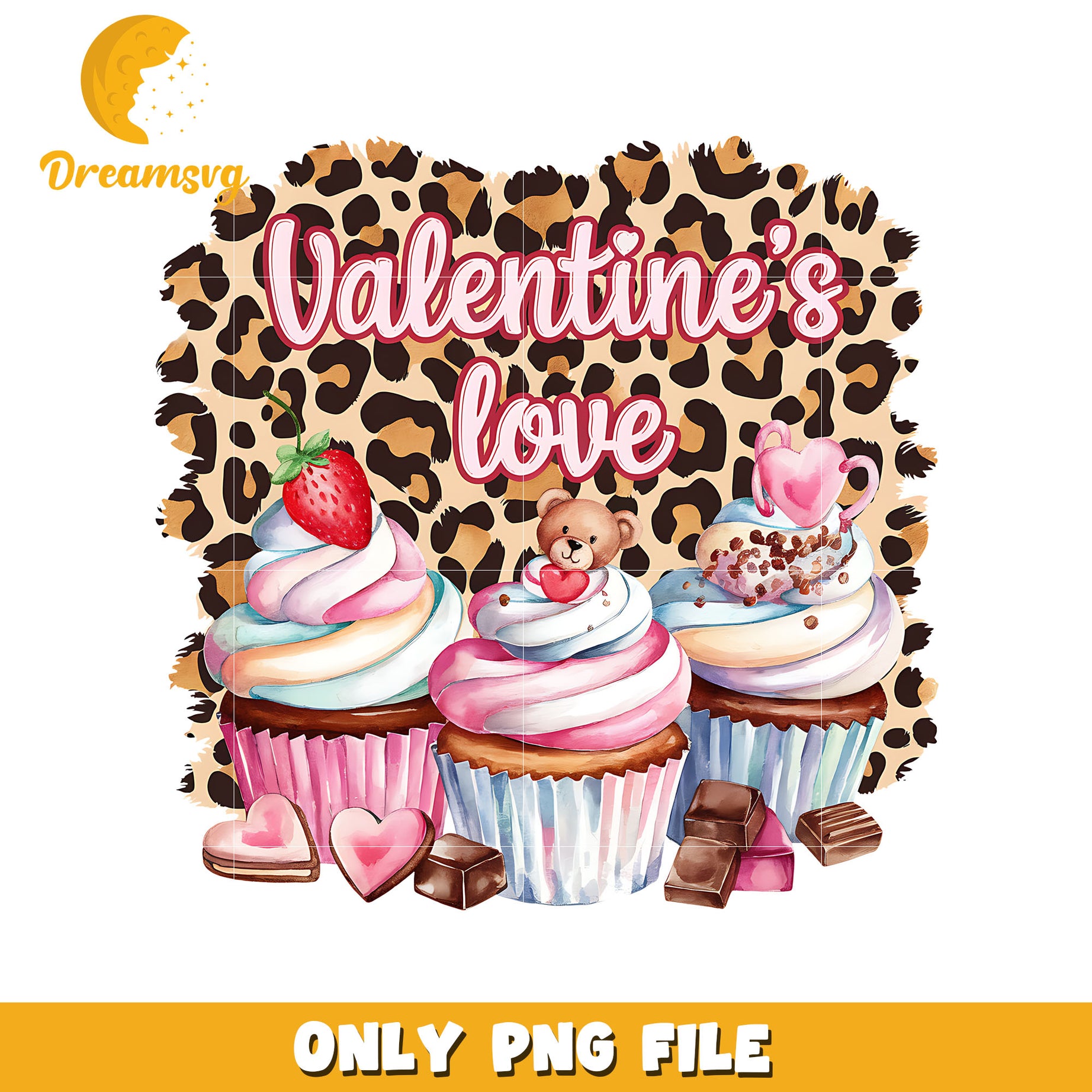 Valentine love sweet cake png, sweet cake png, sweet valentine png