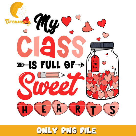 Valentines Day Class Sweethearts PNG