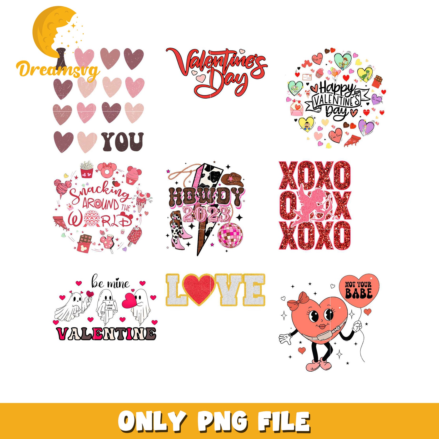 Valentines Day PNG Bundle Designs