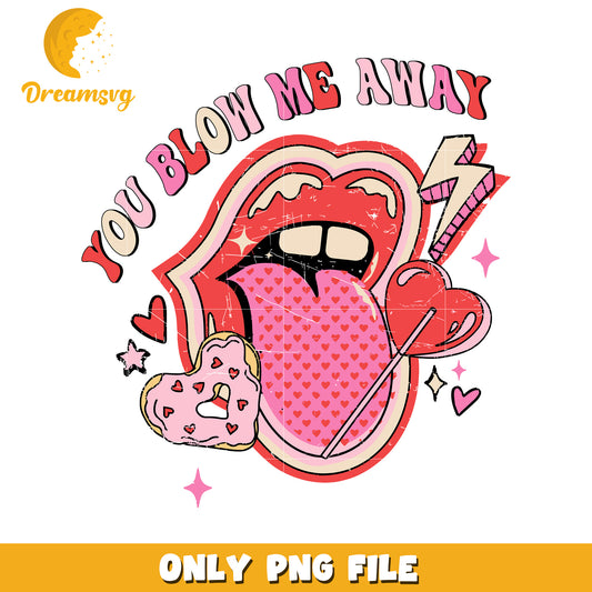 Valentines Day PNG Lips Design