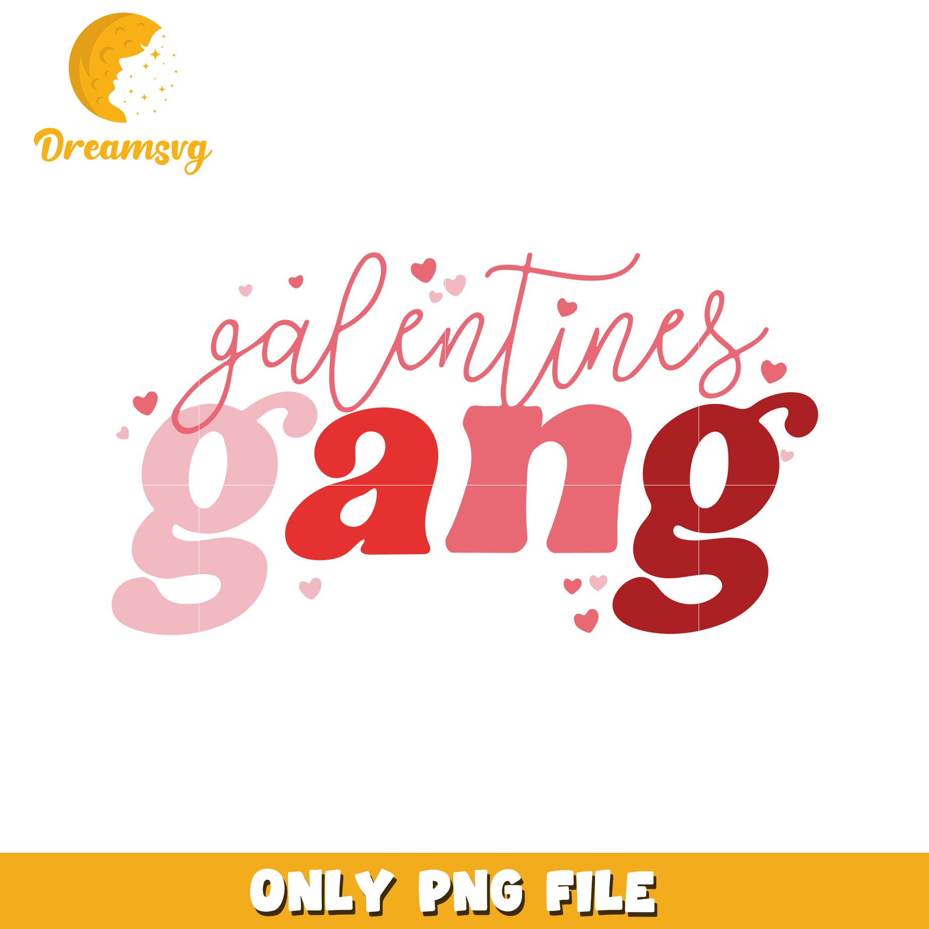 Valentines Gang PNG Design