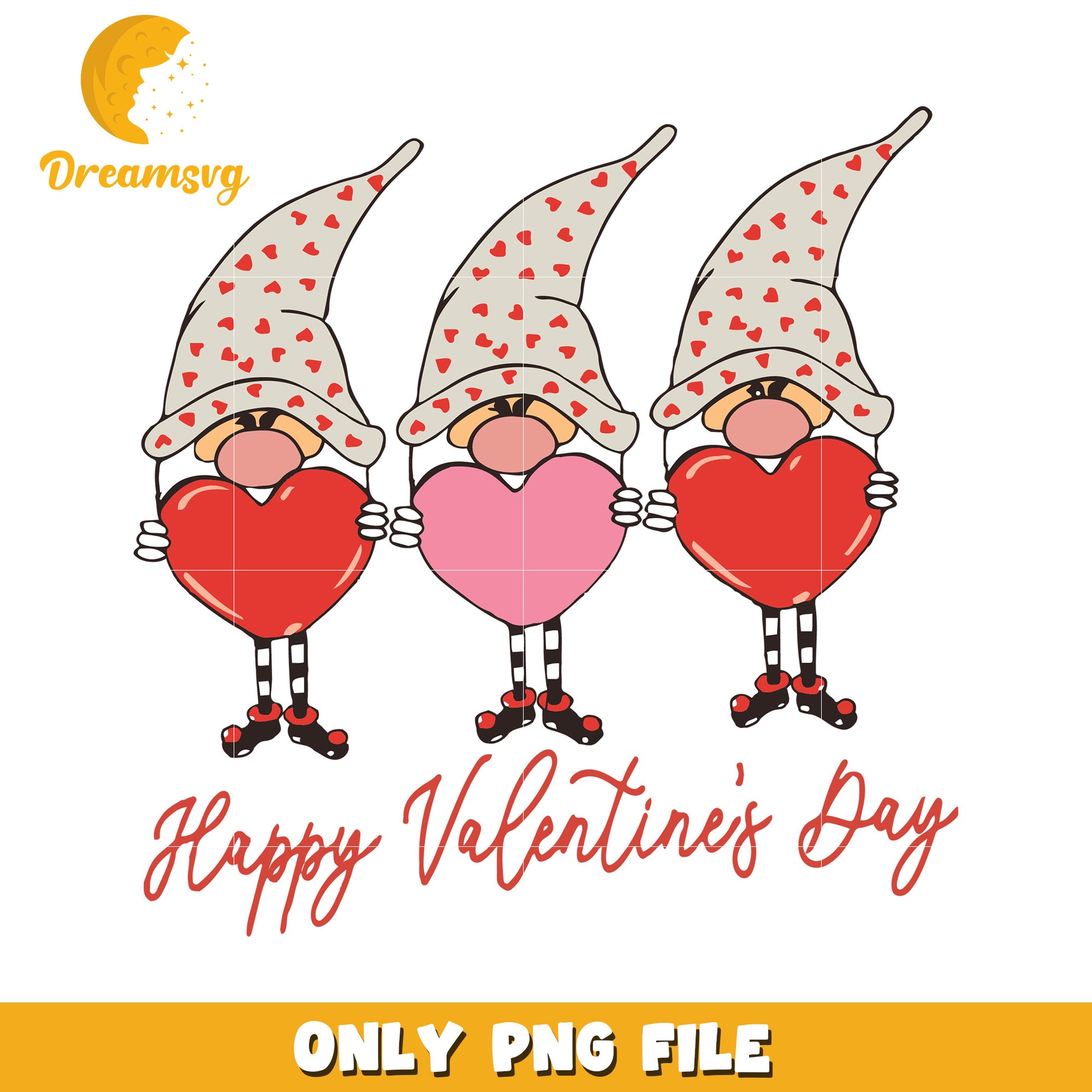 Valentines Gnomes PNG Download