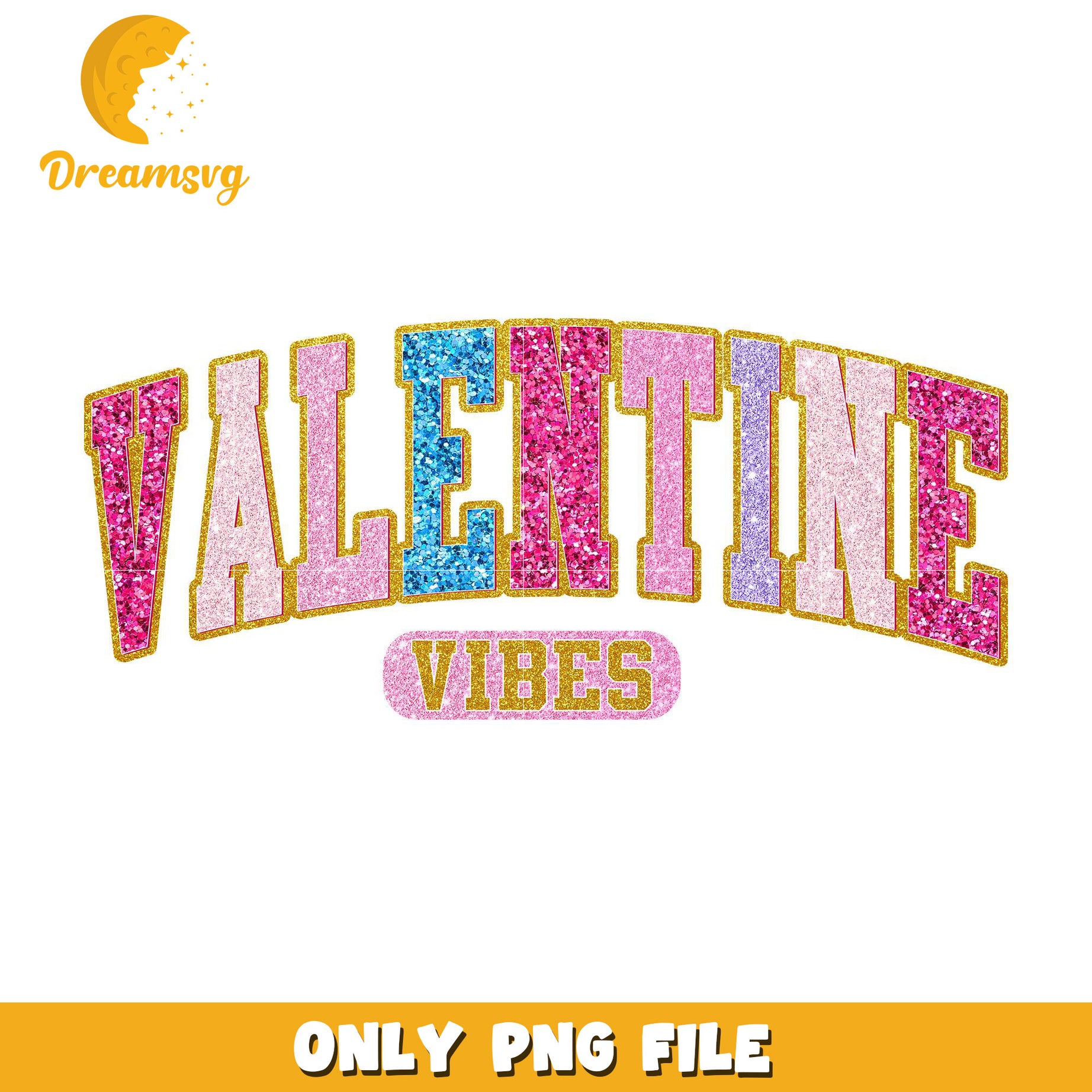 Valentines vibes font design png, Valentines vibes png