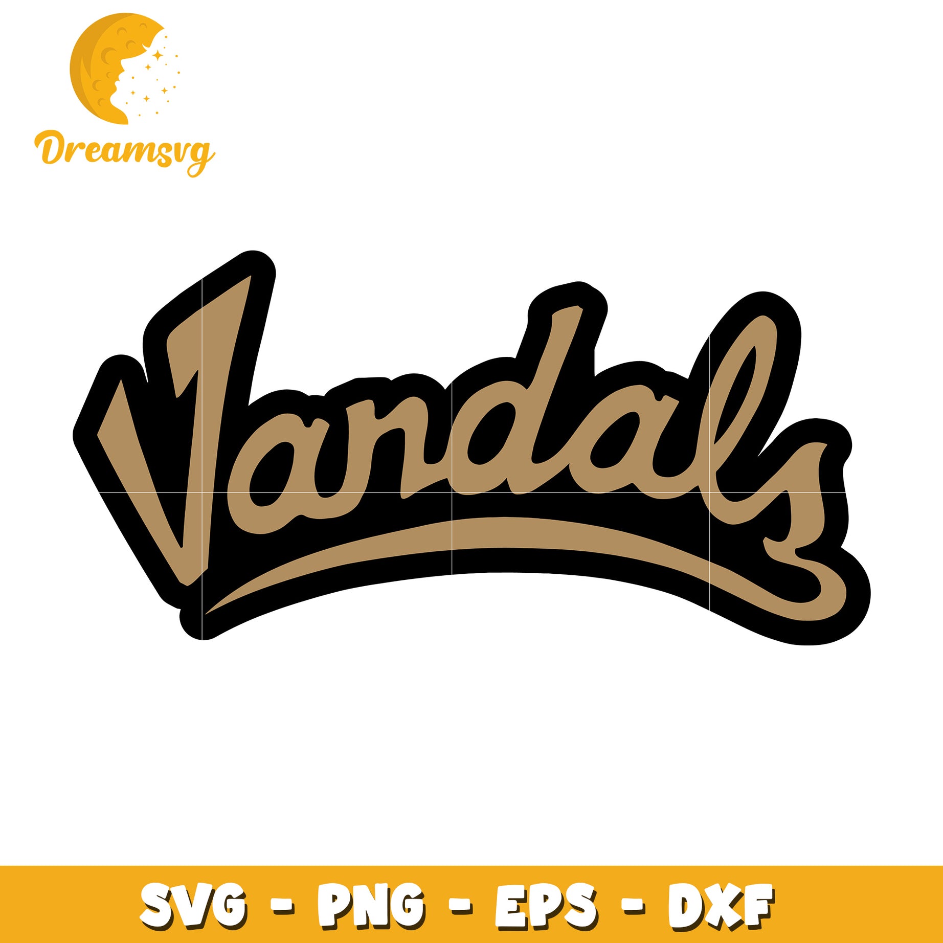 Vandal SVG Cut File PNG EPS DXF