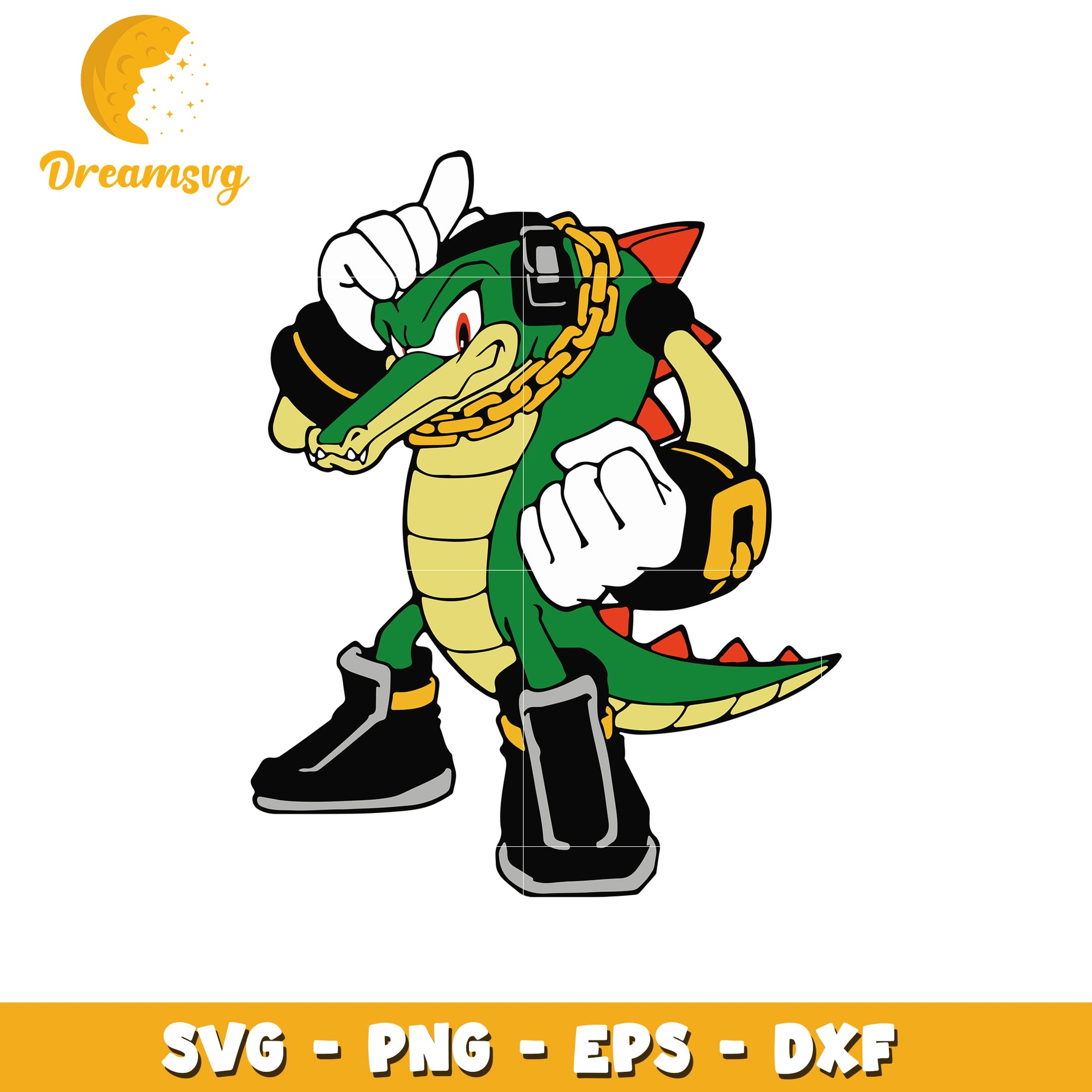 Vector Gator SVG PNG EPS DXF