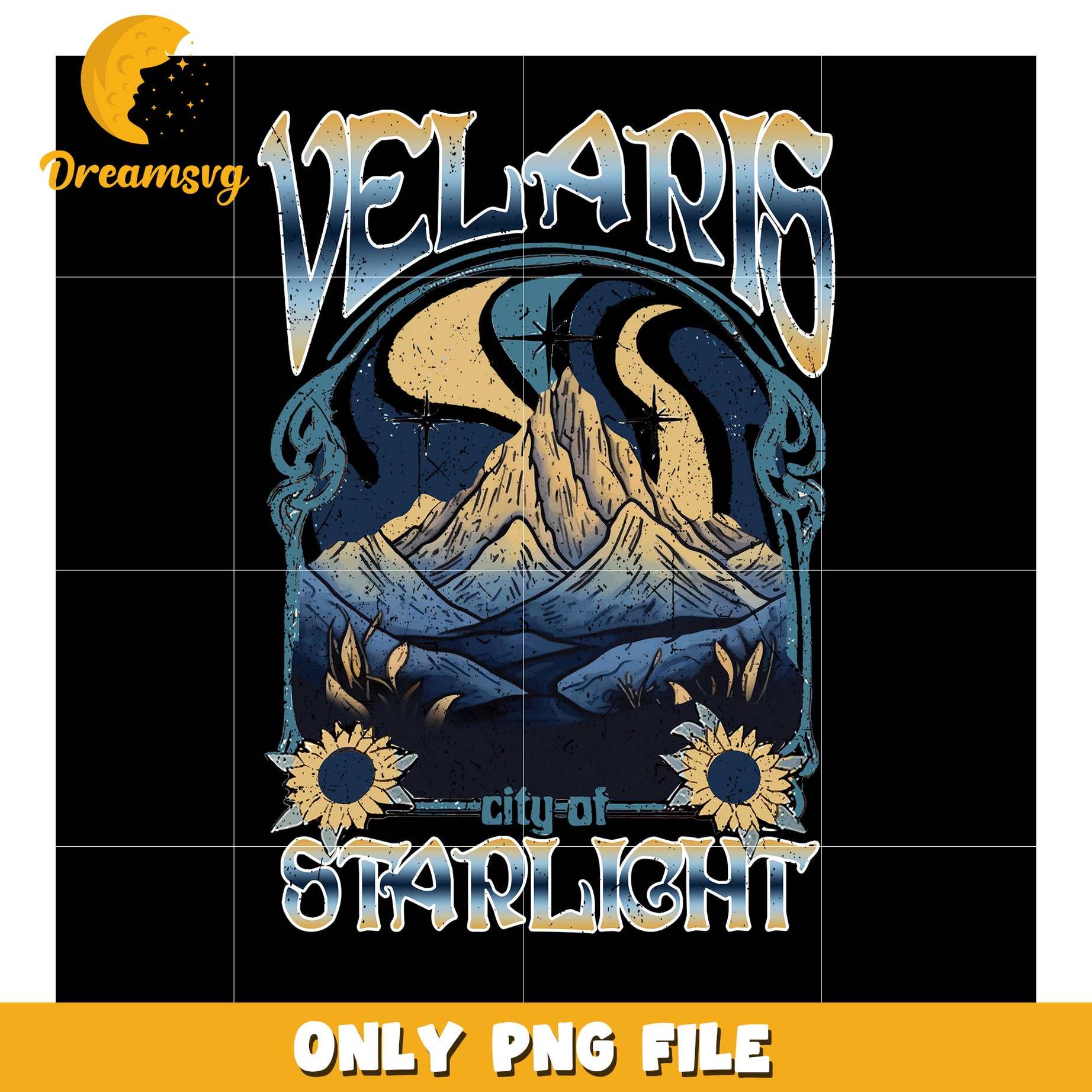 Velaris beautiful star light illustrtion png, celestial light png
