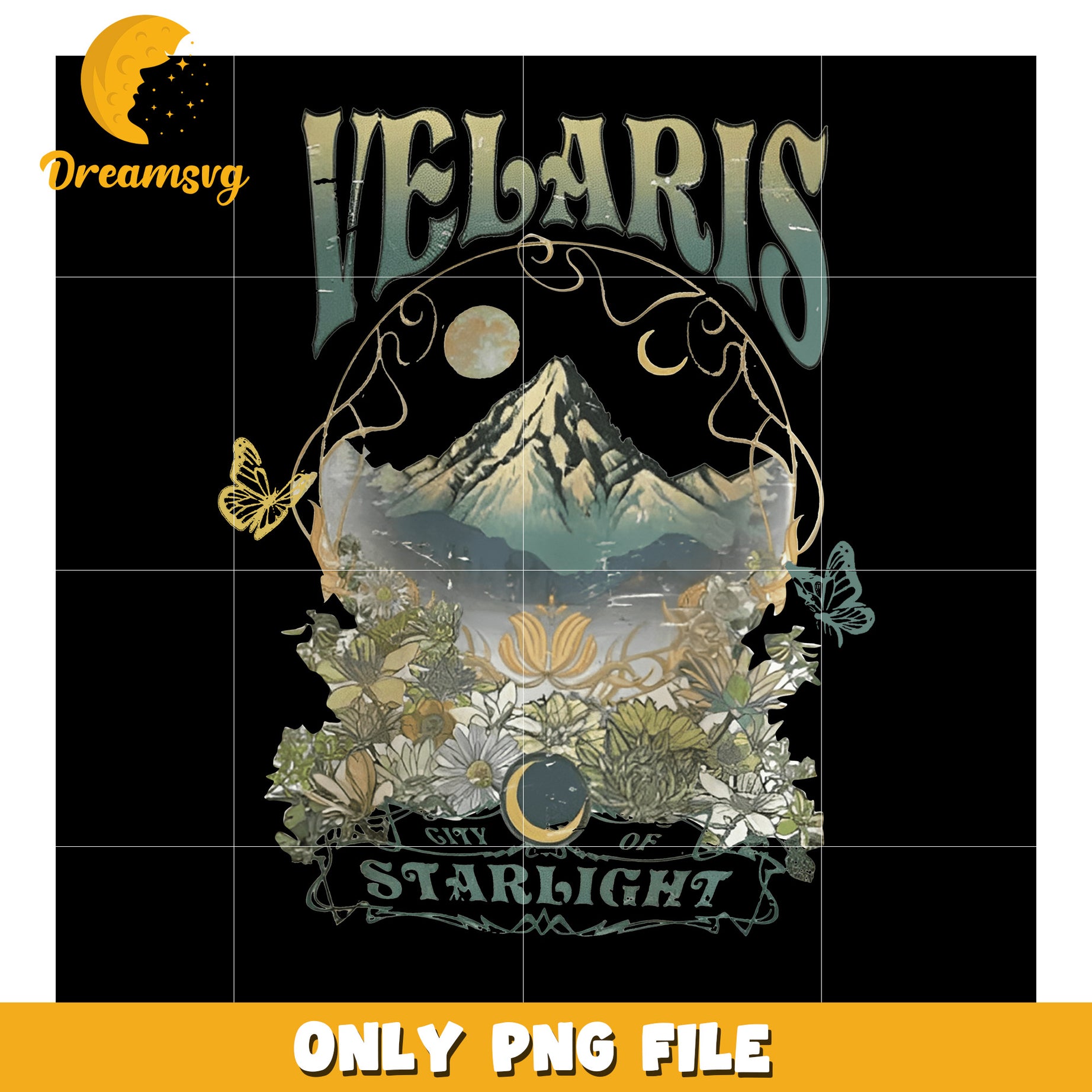 Velaris city png, star court realm png, dreamer’s haven design pn
