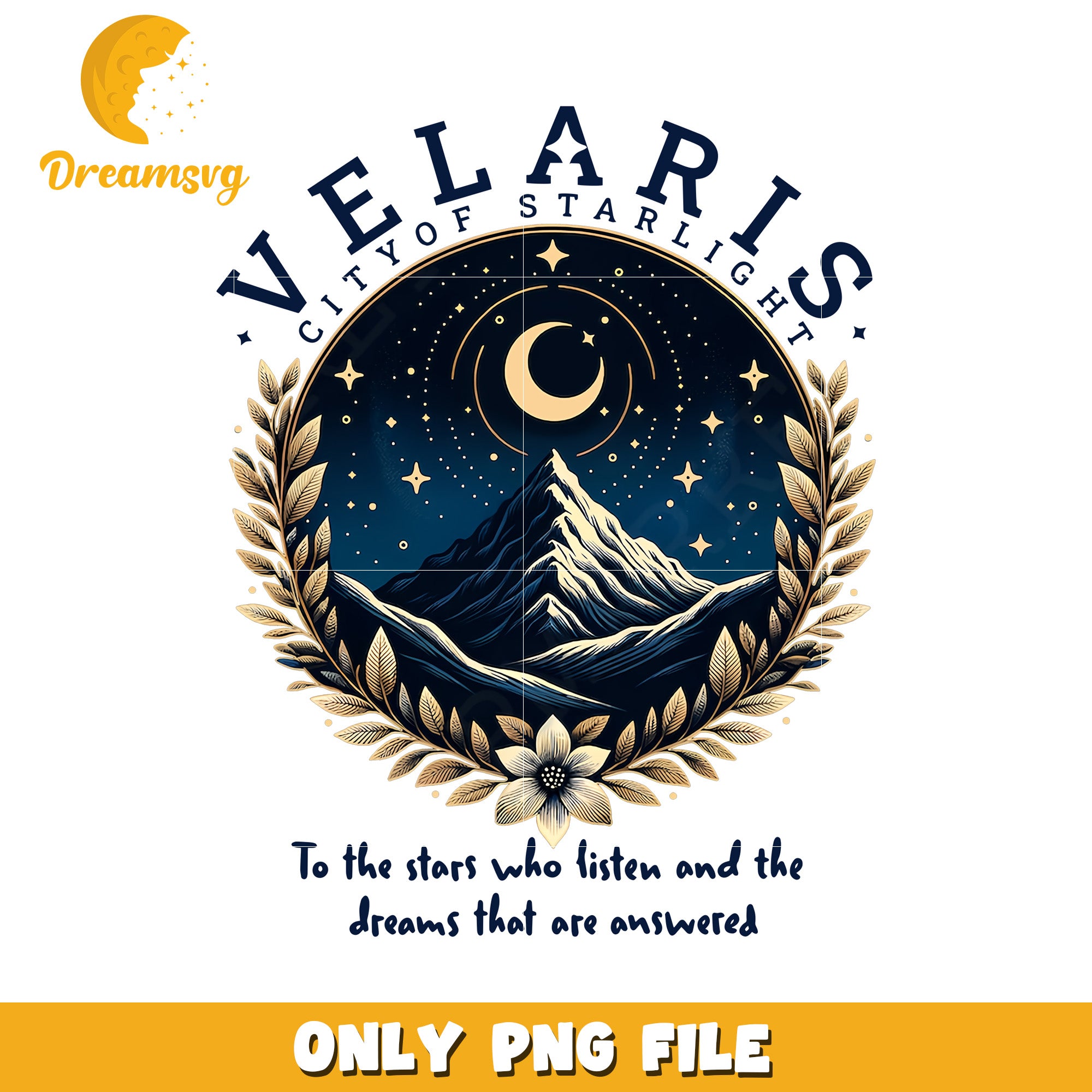 Velaris city png, star light realm png, night court dream png ...