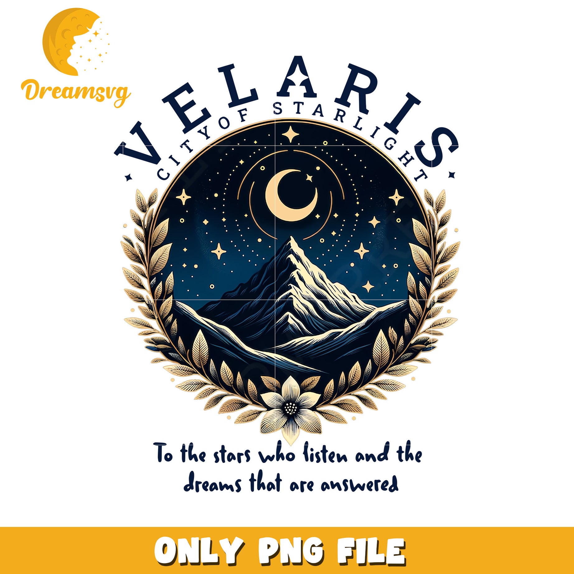 Velaris city png, star light realm png, night court dream png