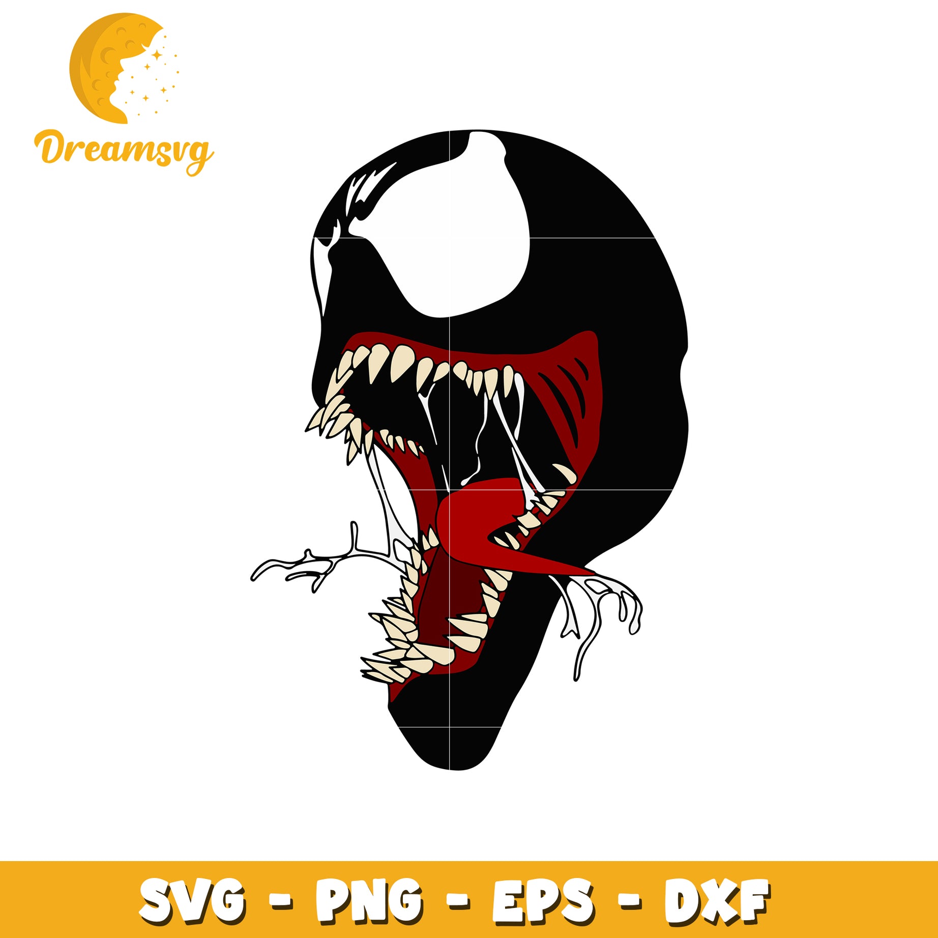 Venom SVG PNG EPS DXF Files