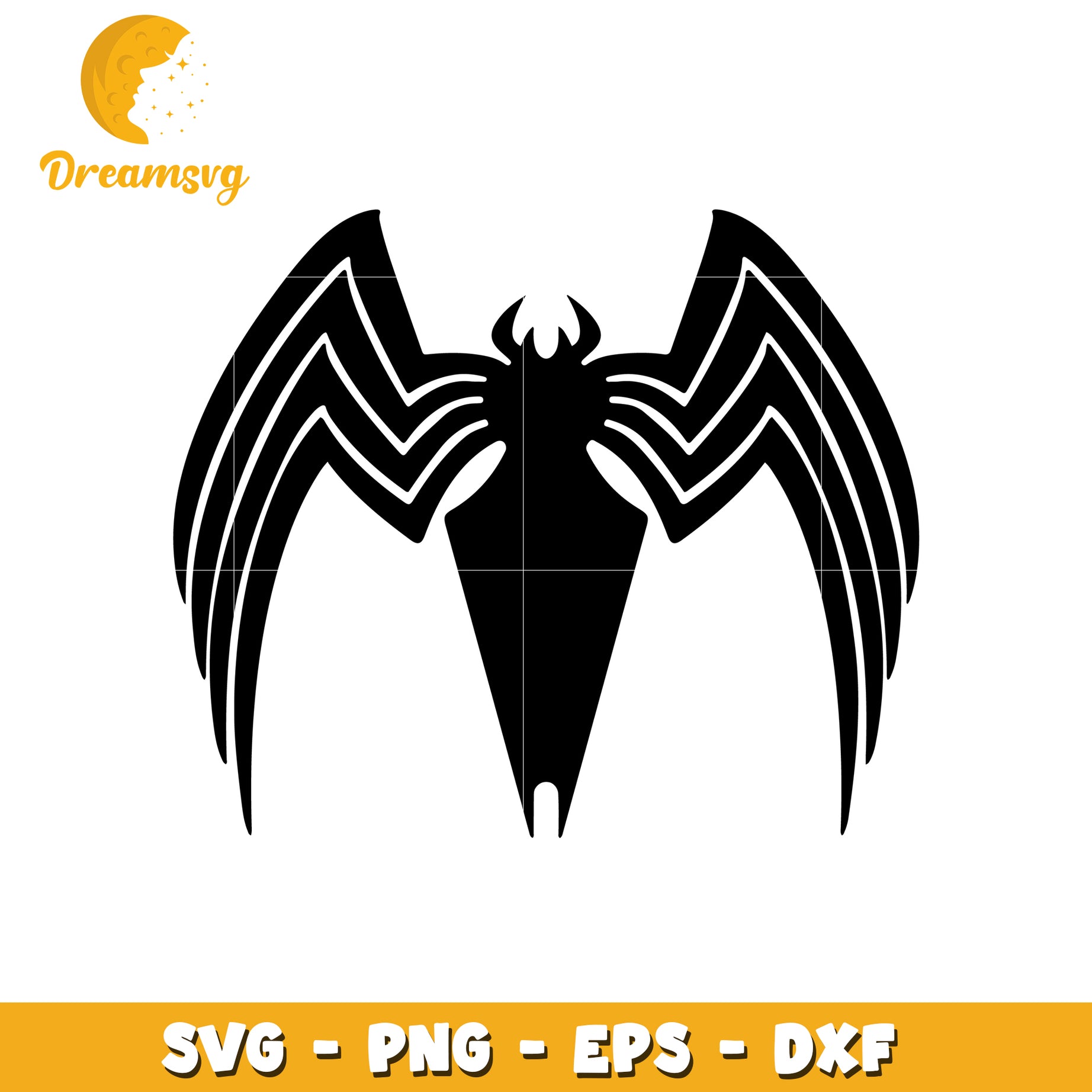 Venom Symbol SVG PNG EPS DXF Files