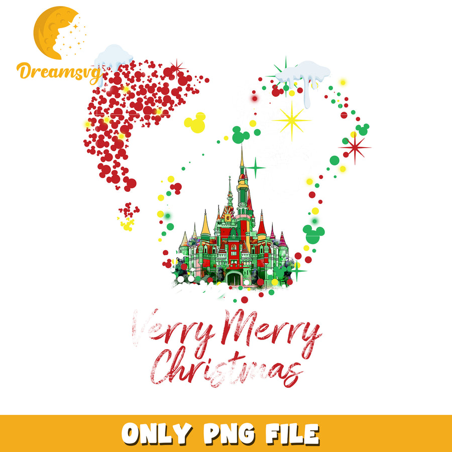 Verry merry christmas png, disney png, happy christmas png