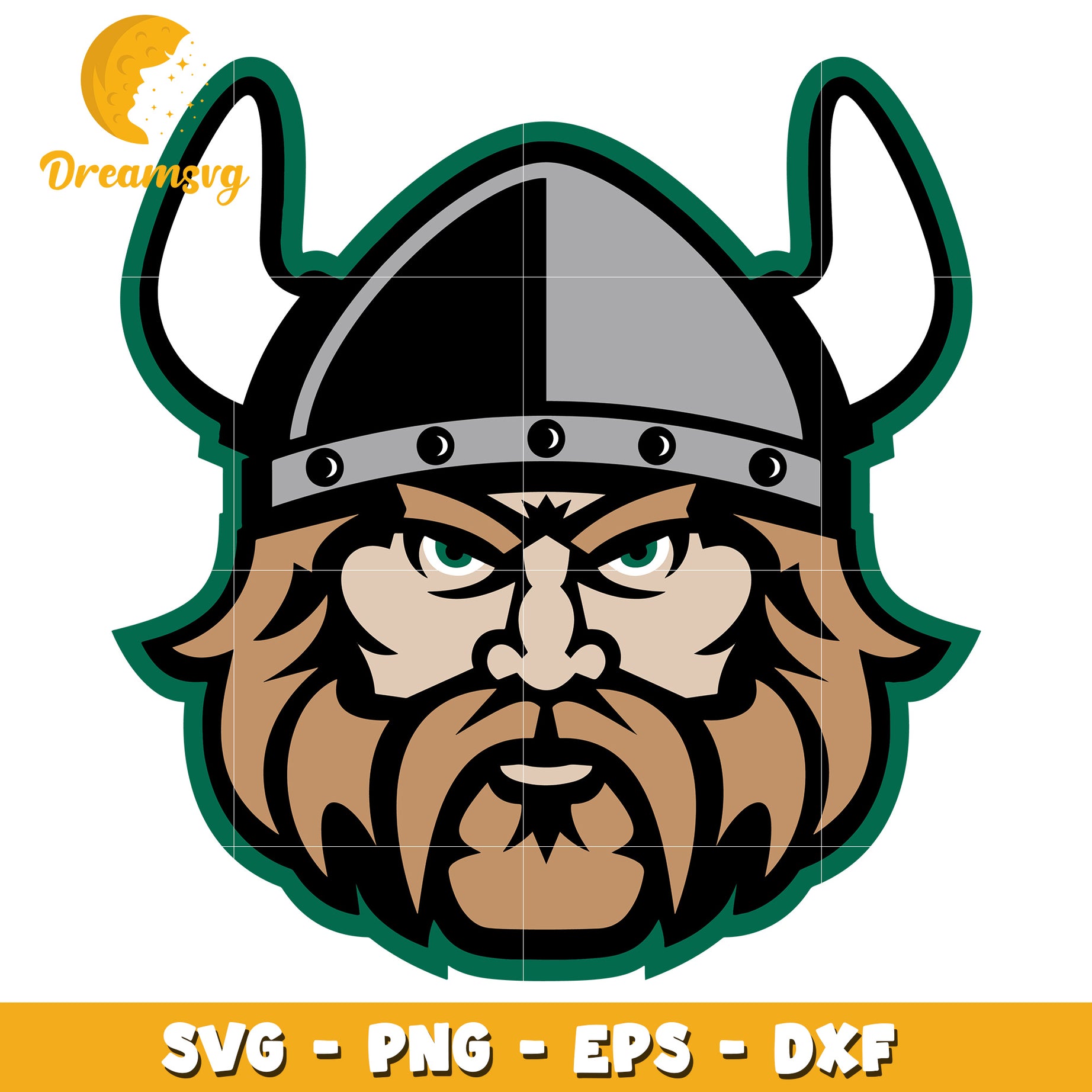 Viking Mascot SVG PNG EPS DXF Files