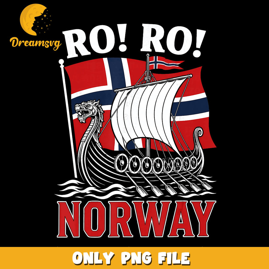 Viking Ship PNG, Norway Flag, Nautical Adventure PNG