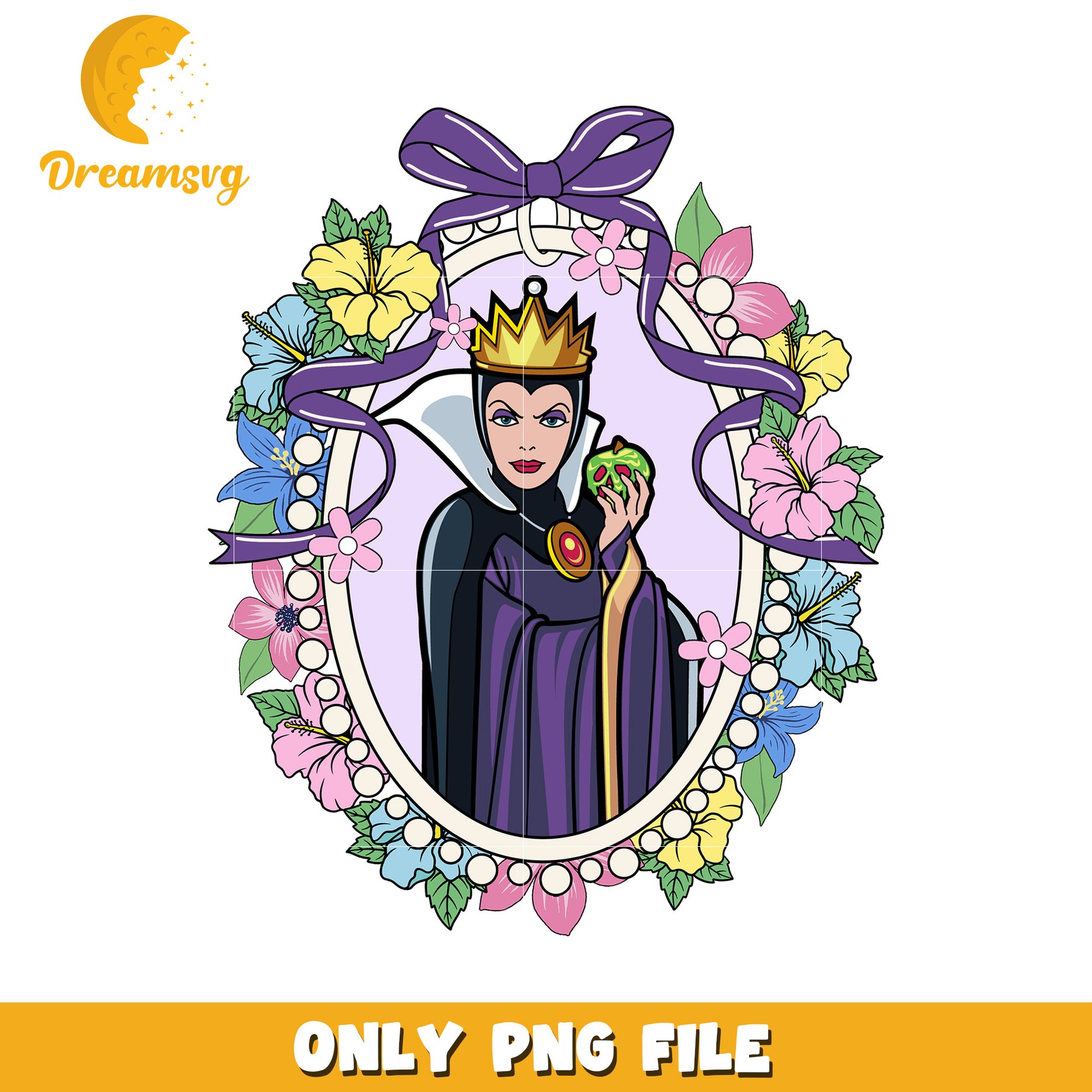 Villain evil queen characters mirror coquette bow png, disney evil queen png