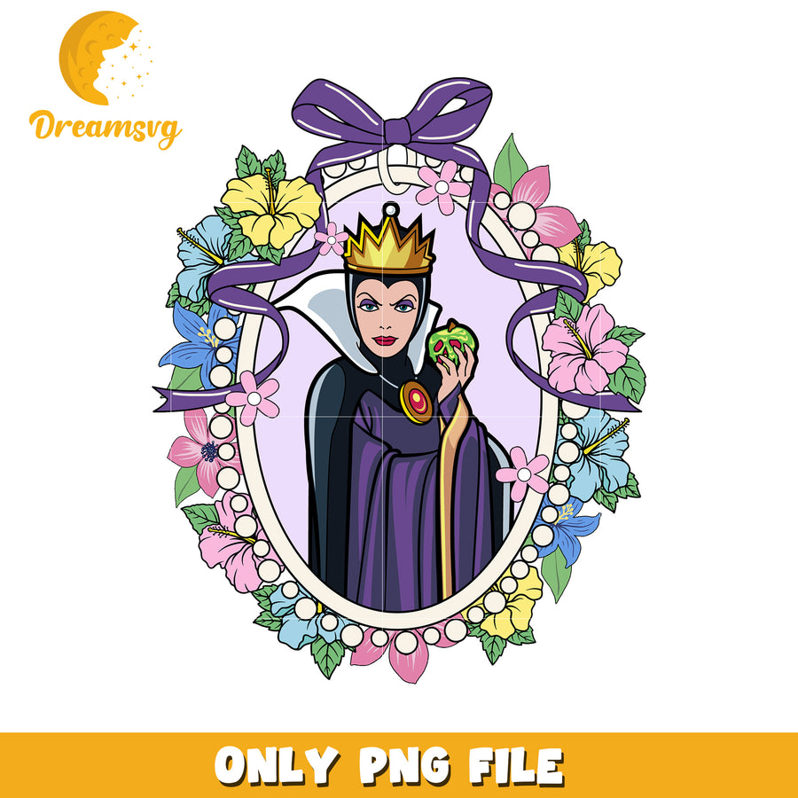 Villain evil queen characters mirror coquette bow png, disney evil queen png