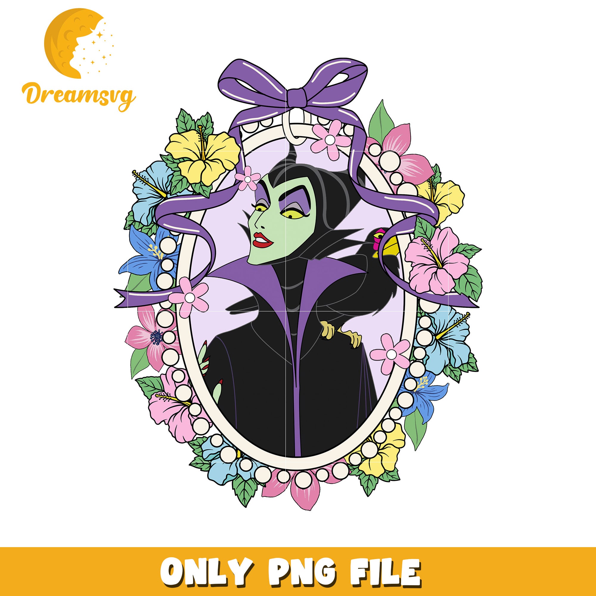 Villain maleficent characters mirror coquette bow png, disney evil queen png