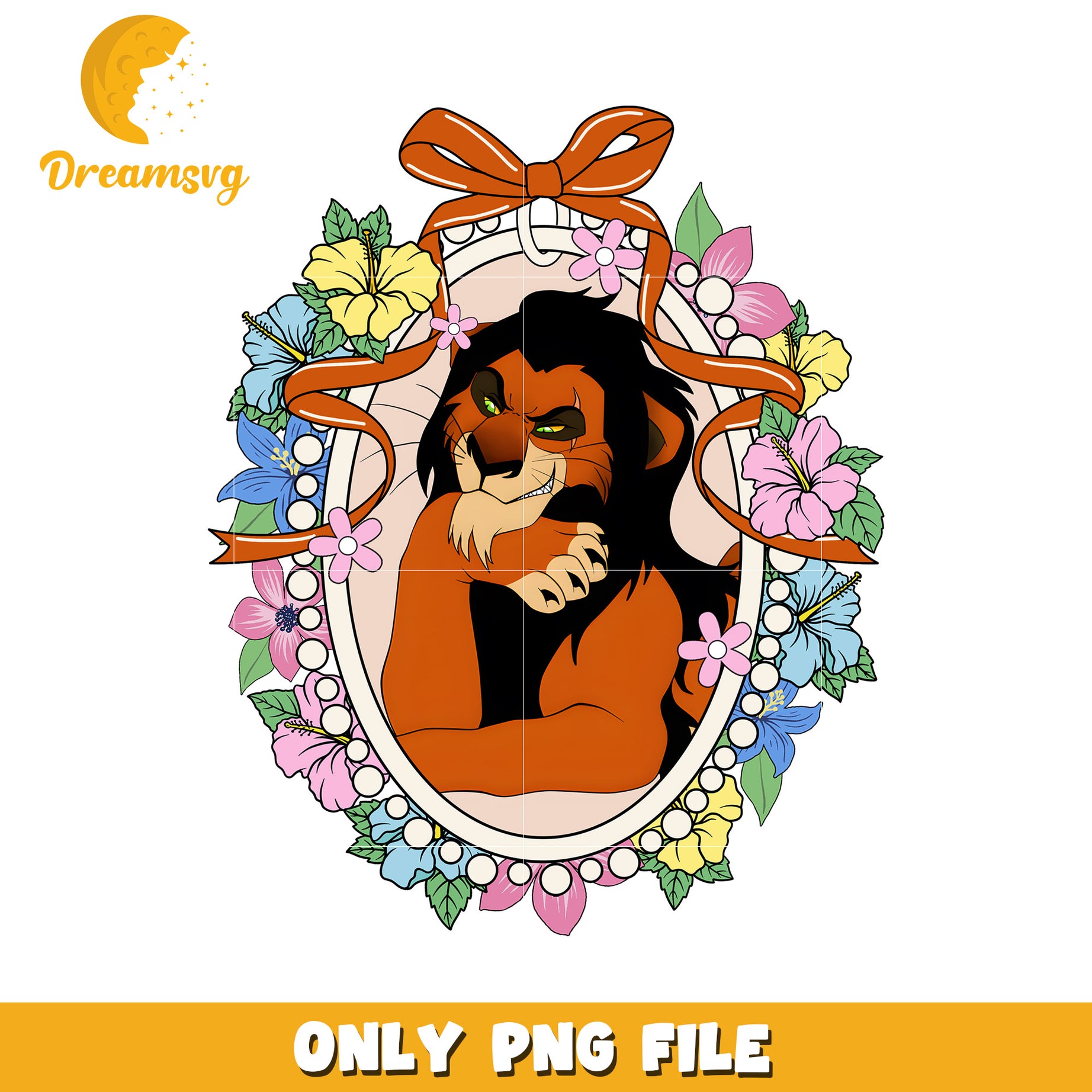 Villain scar characters mirror coquette bow png, disney evil queen png